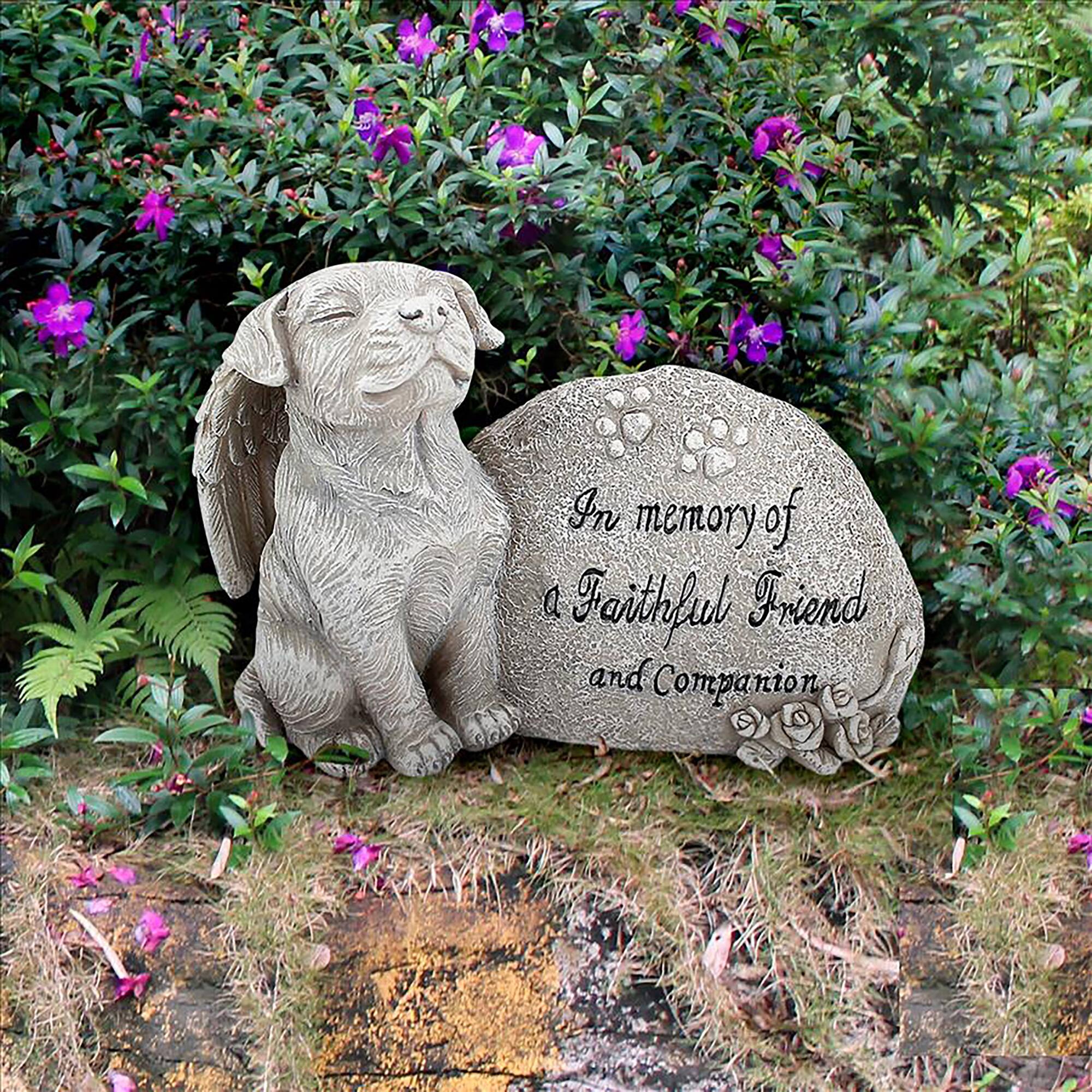 Design Toscano 6" Forever in Our Hearts Memorial Dog Statue