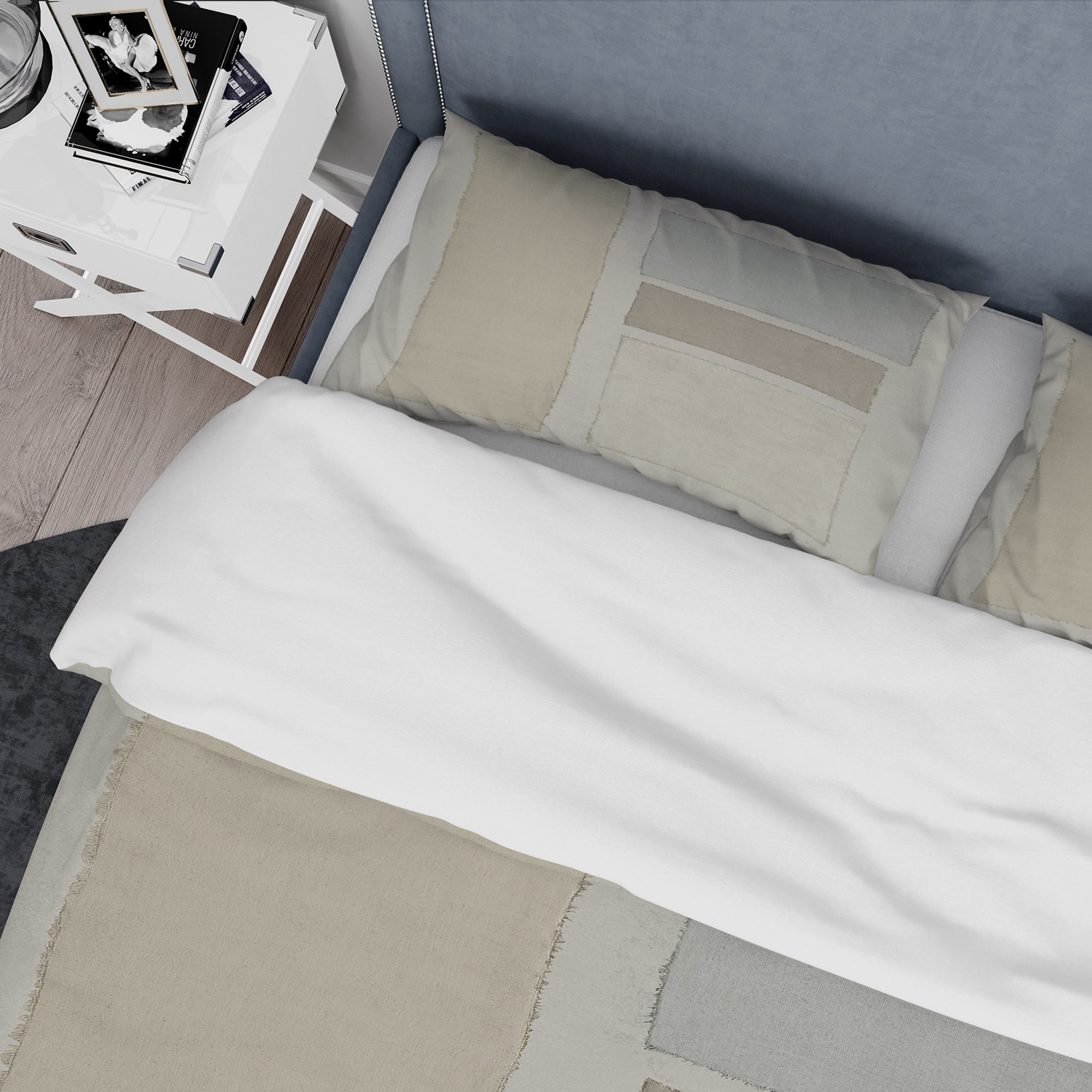 Designart &#x27;Painted Weaving III FB&#x27; Geometric Bedding Set - Duvet Cover &#x26; Shams