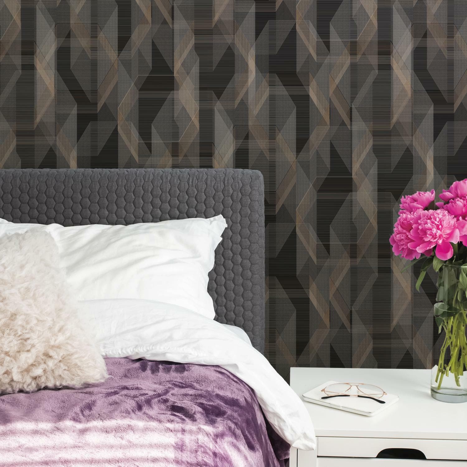 RoomMates Debonair Geometric Peel & Stick Wallpaper
