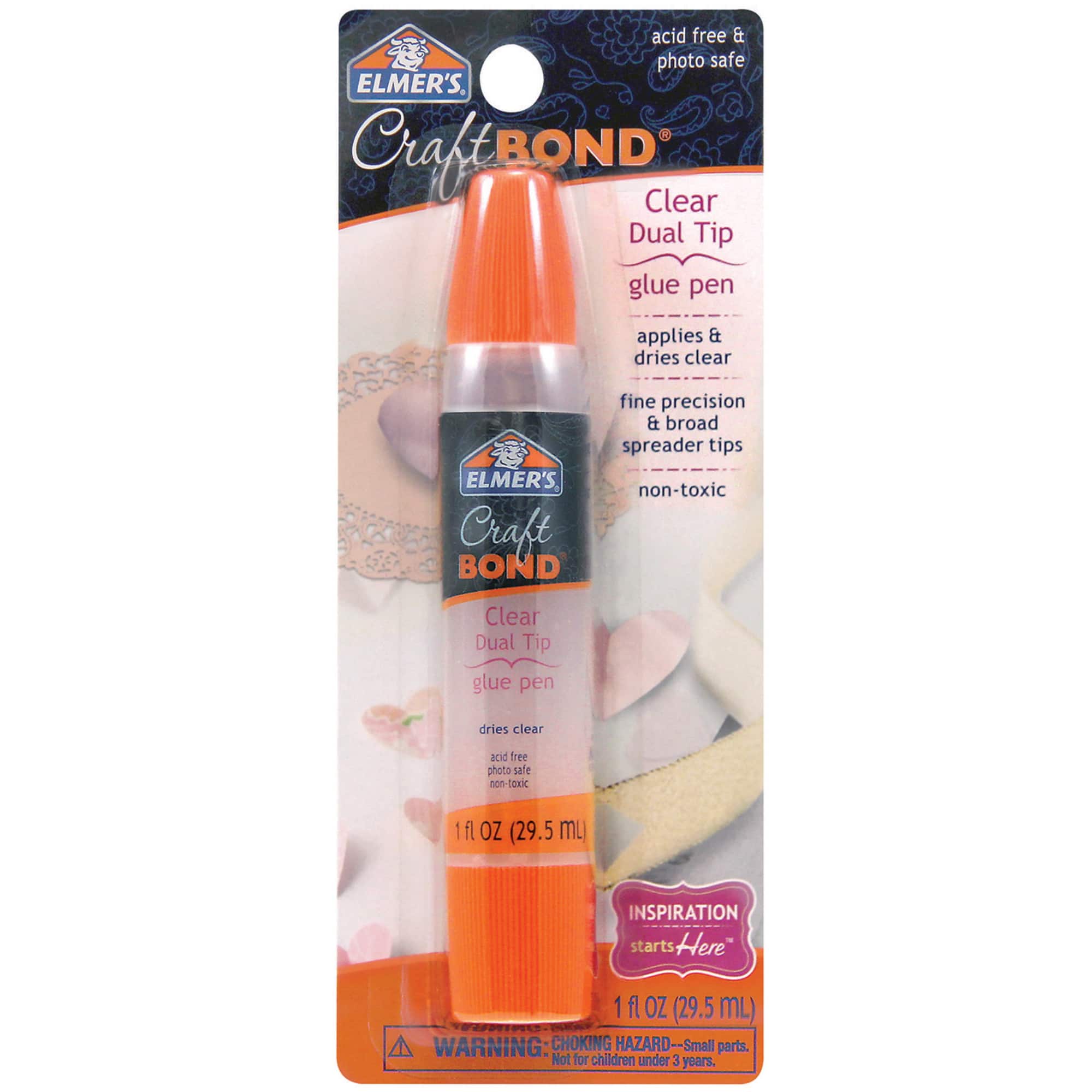 Elmer's® CraftBond® Clear Dual Tip Glue Pen