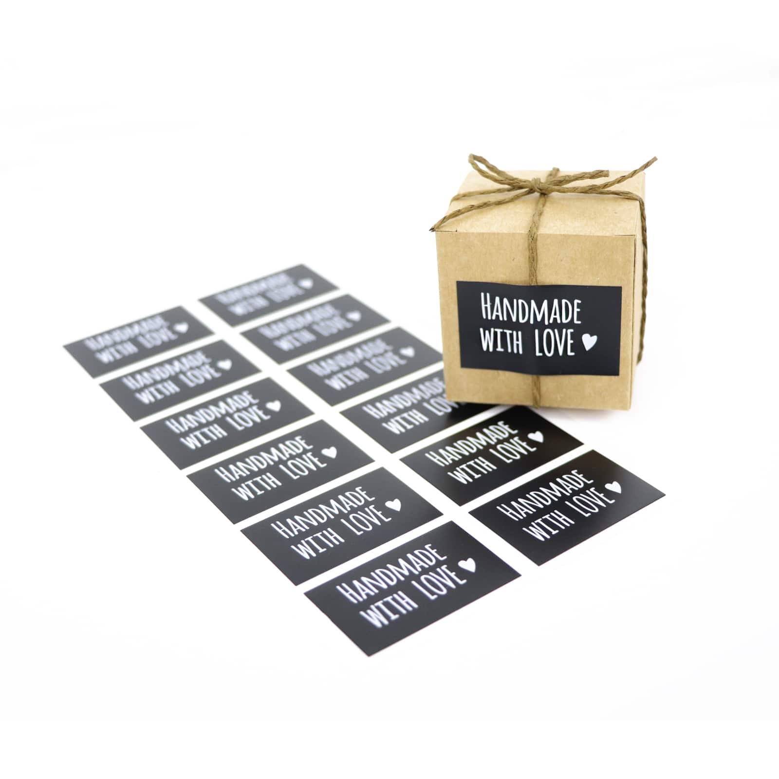 Recollections Handmade with Love Label Stickers - 48 ct