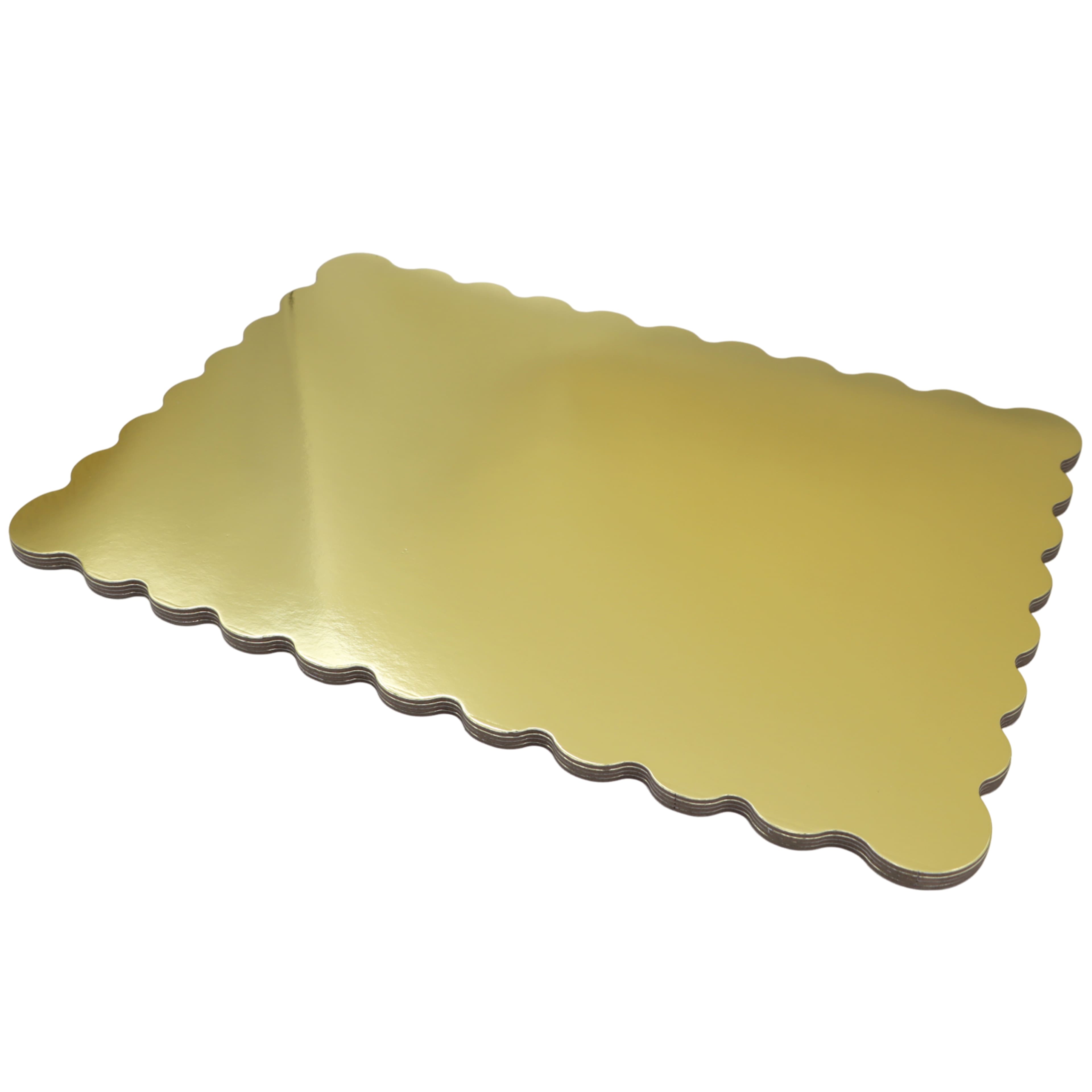 19&#x22; Gold Grease Resistant Cake Board, 4ct. by Makery&#x2122;