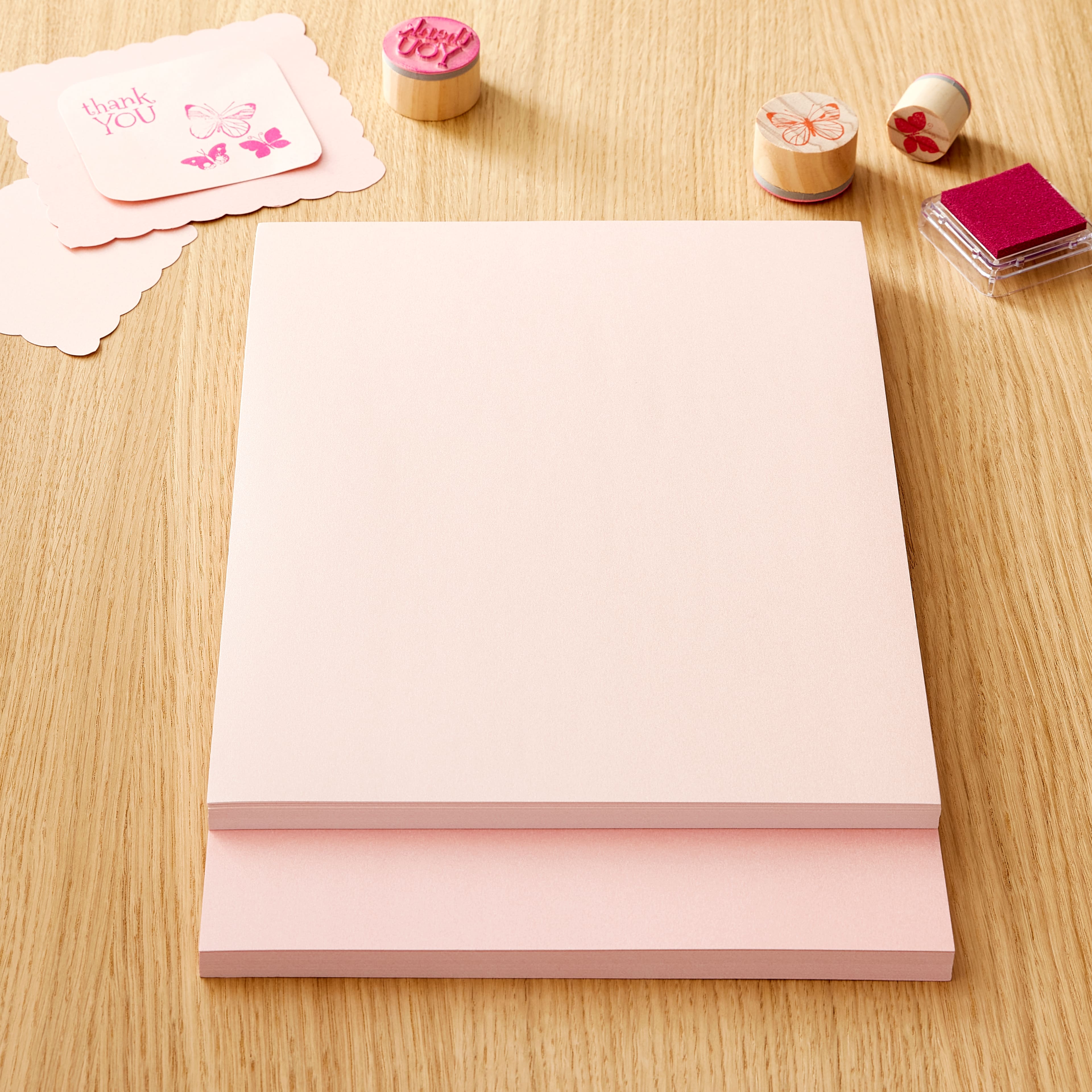 Rose Gold Shimmer 8.5 x 11 Cardstock Paper by Recollections 100 Sheets | Michaels