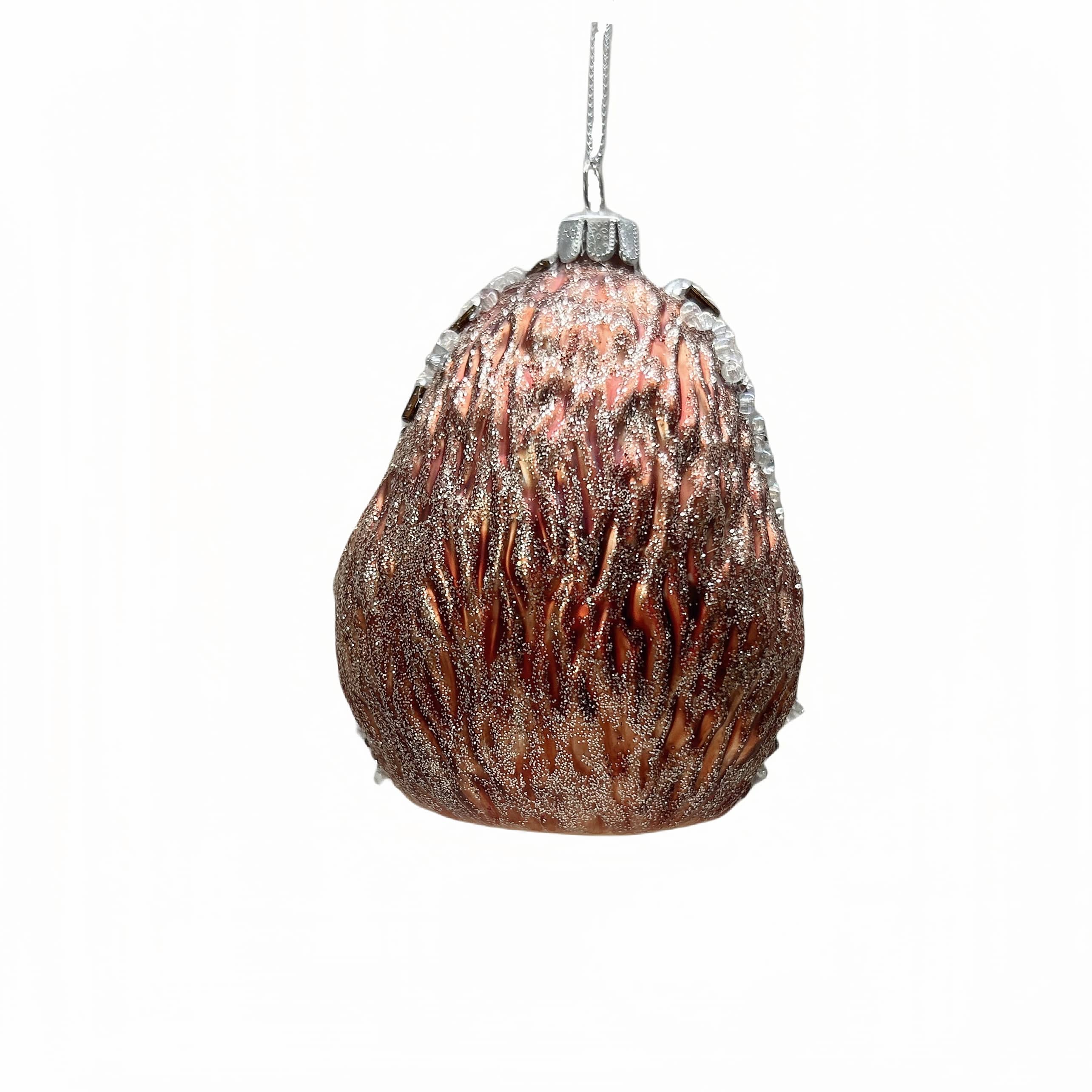 3.75&#x22; Bejeweled Hedgehog Glass Ornament by Ashland&#xAE;