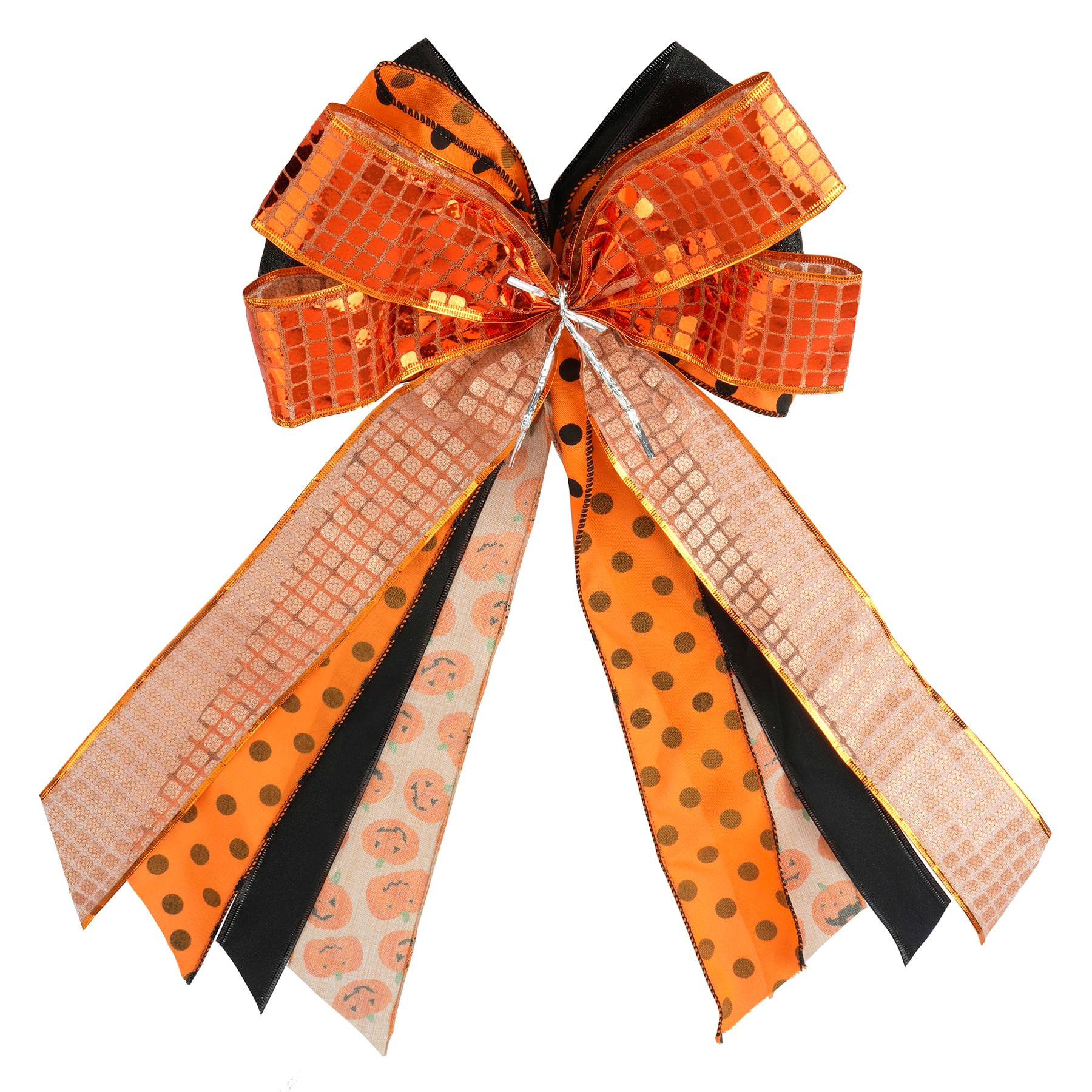 16&#x22; Pumpkin Bow by Celebrate It&#x2122;