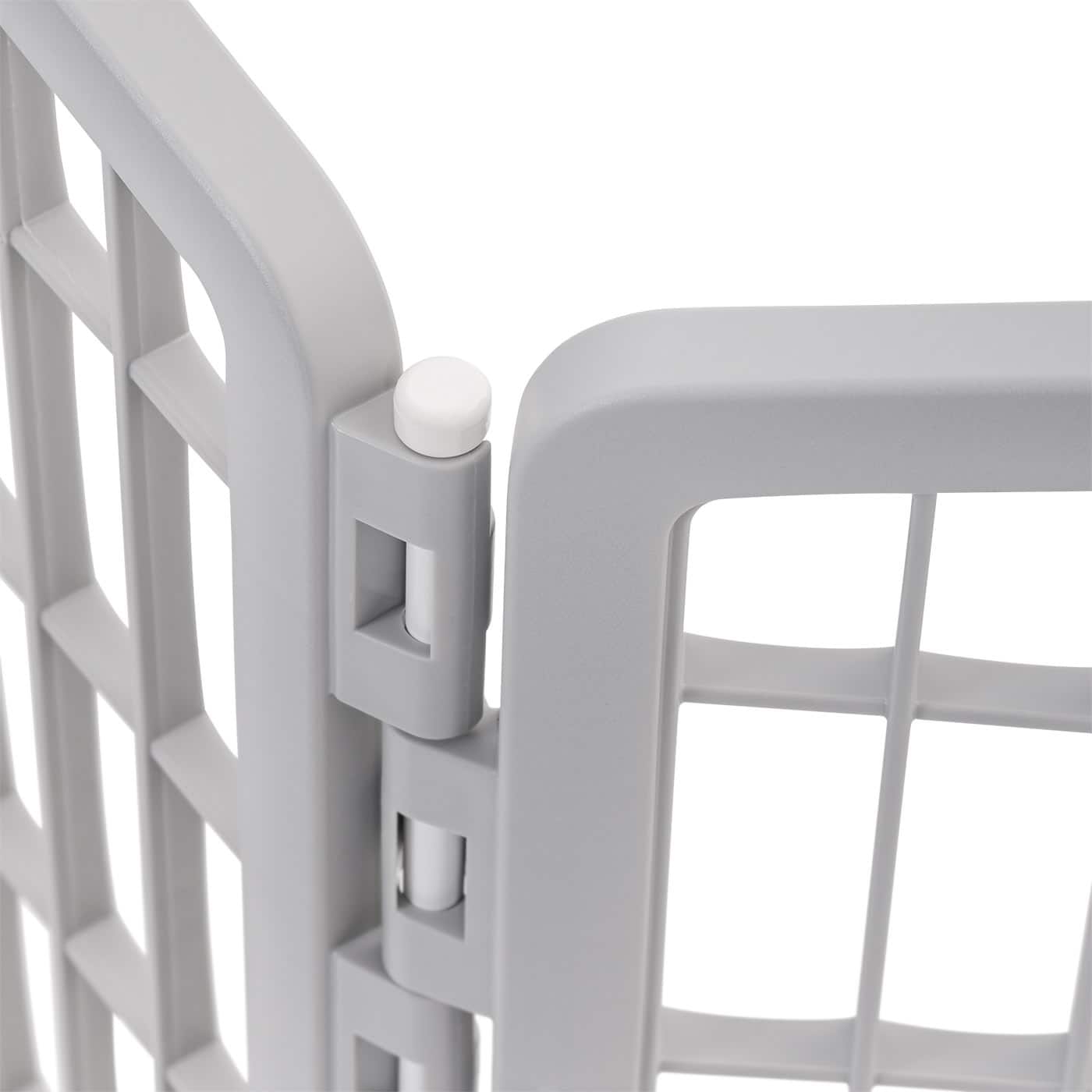 IRIS&#xAE; Gray 8-Panel Pet Playpen with Door
