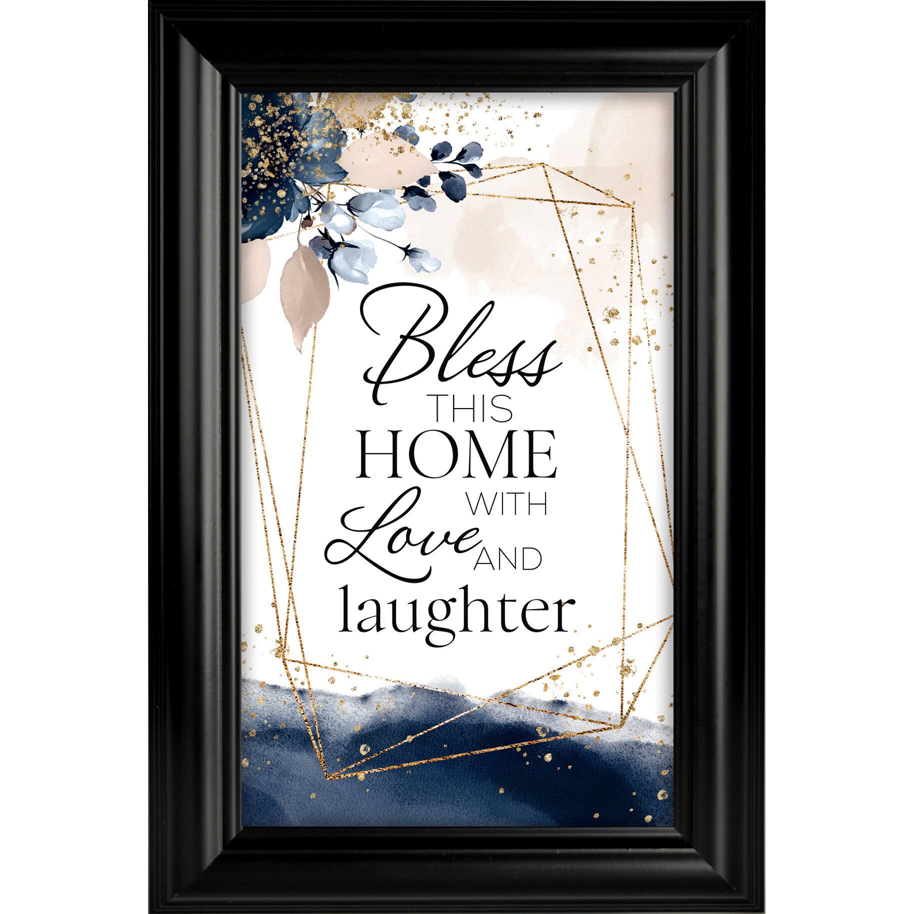 Bless This Home Heaven Sent Framed Plaque