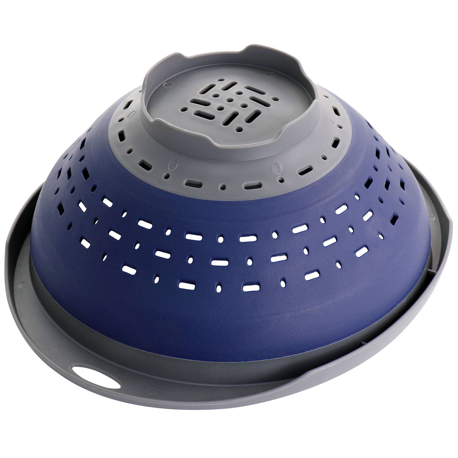 Oster Bluemarine Navy Collapsible Polypropylene Colander