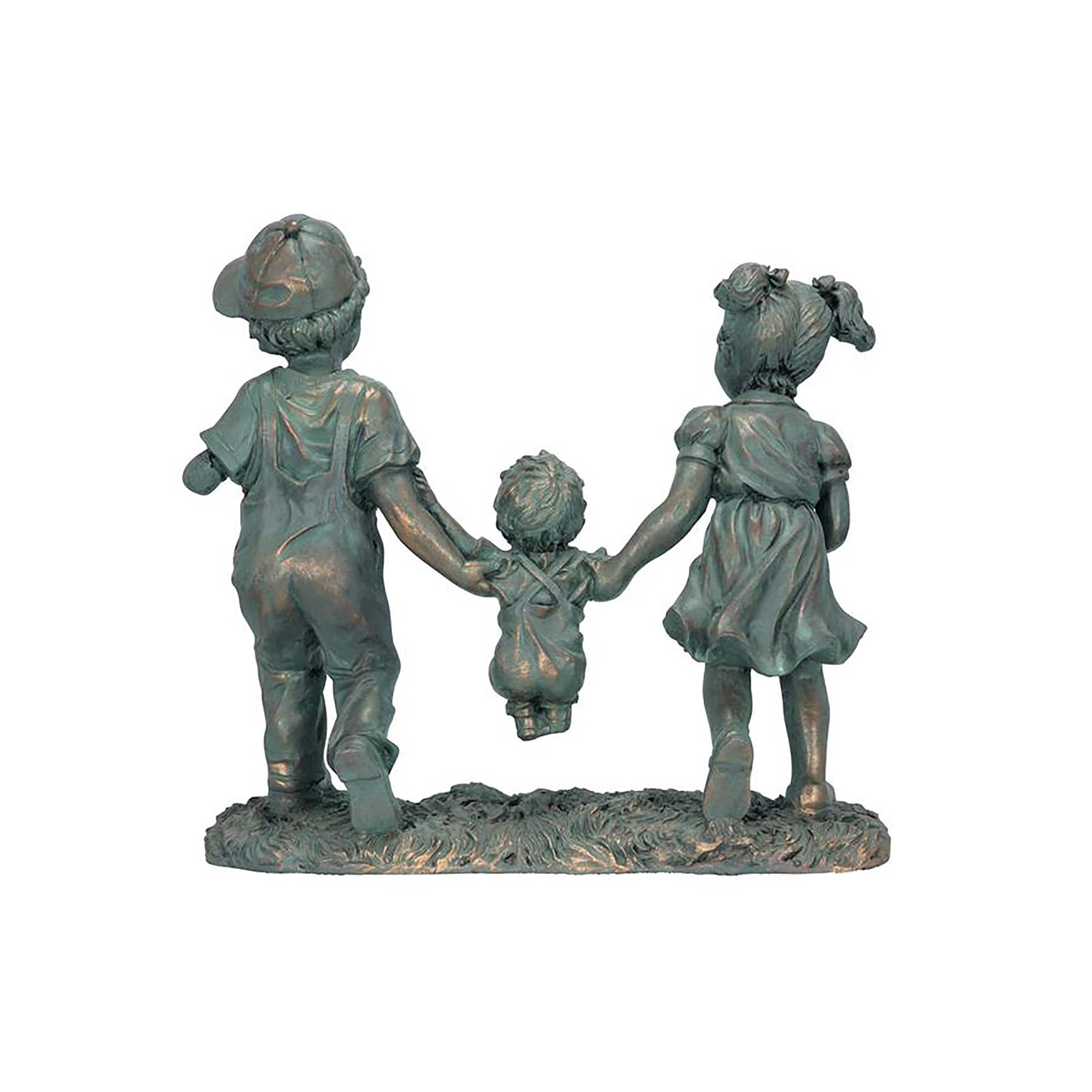 Design Toscano 12&#x22; Swing Time Children Garden Statue