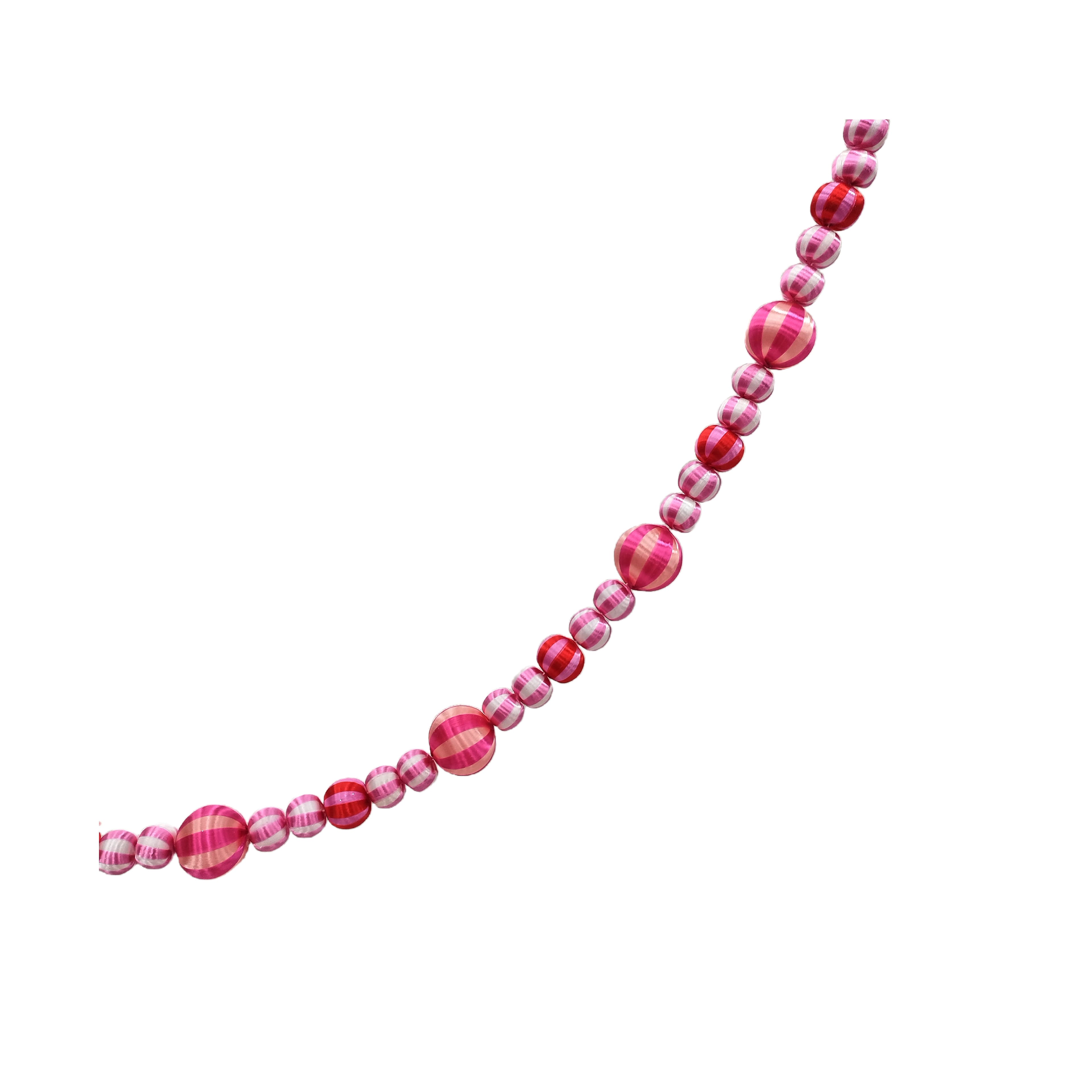 6ft. Pink & Red Jolly Ball Garland by Ashland®