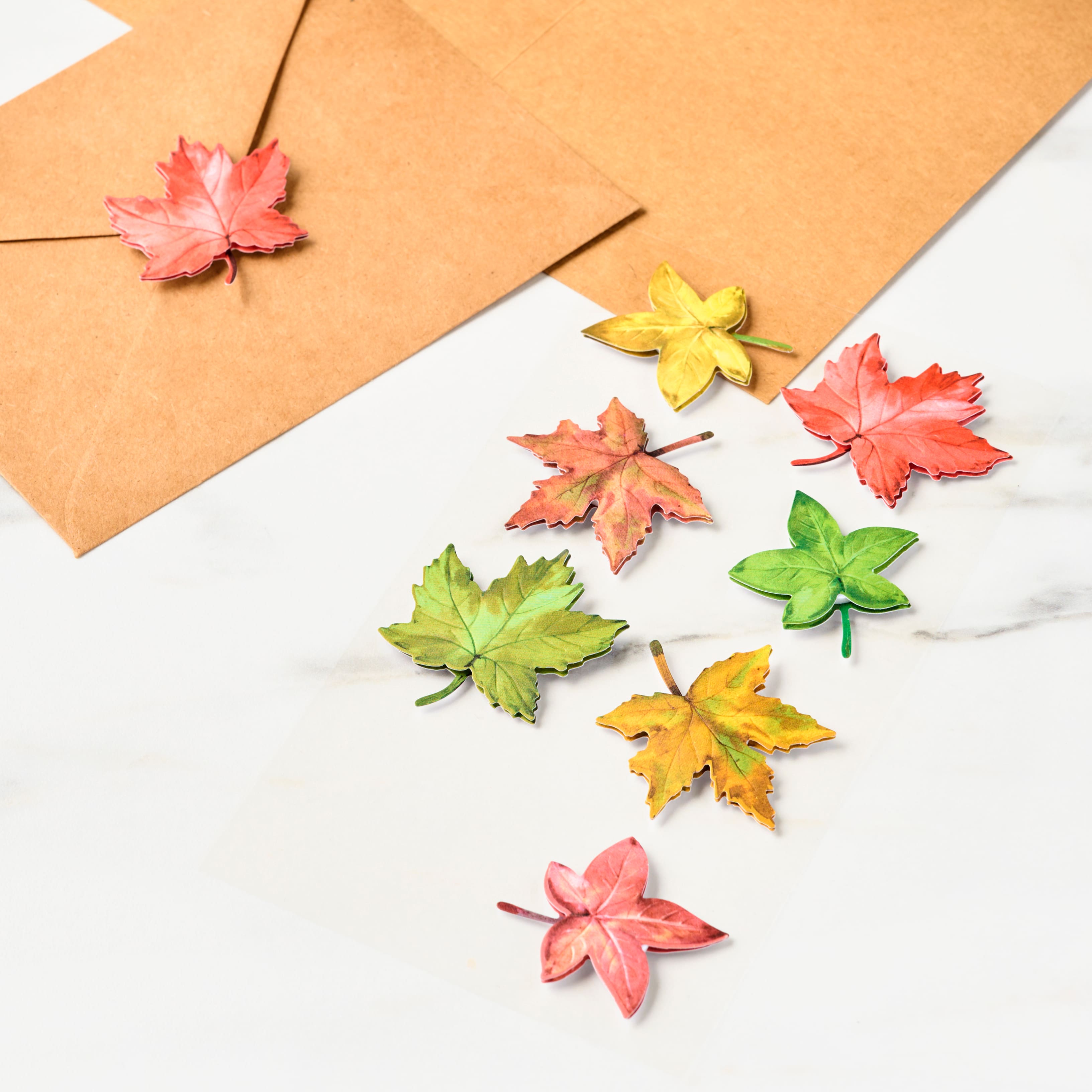 12 Packs: 8 ct. (96 total) Maple Leaves Stickers by Recollections&#x2122;