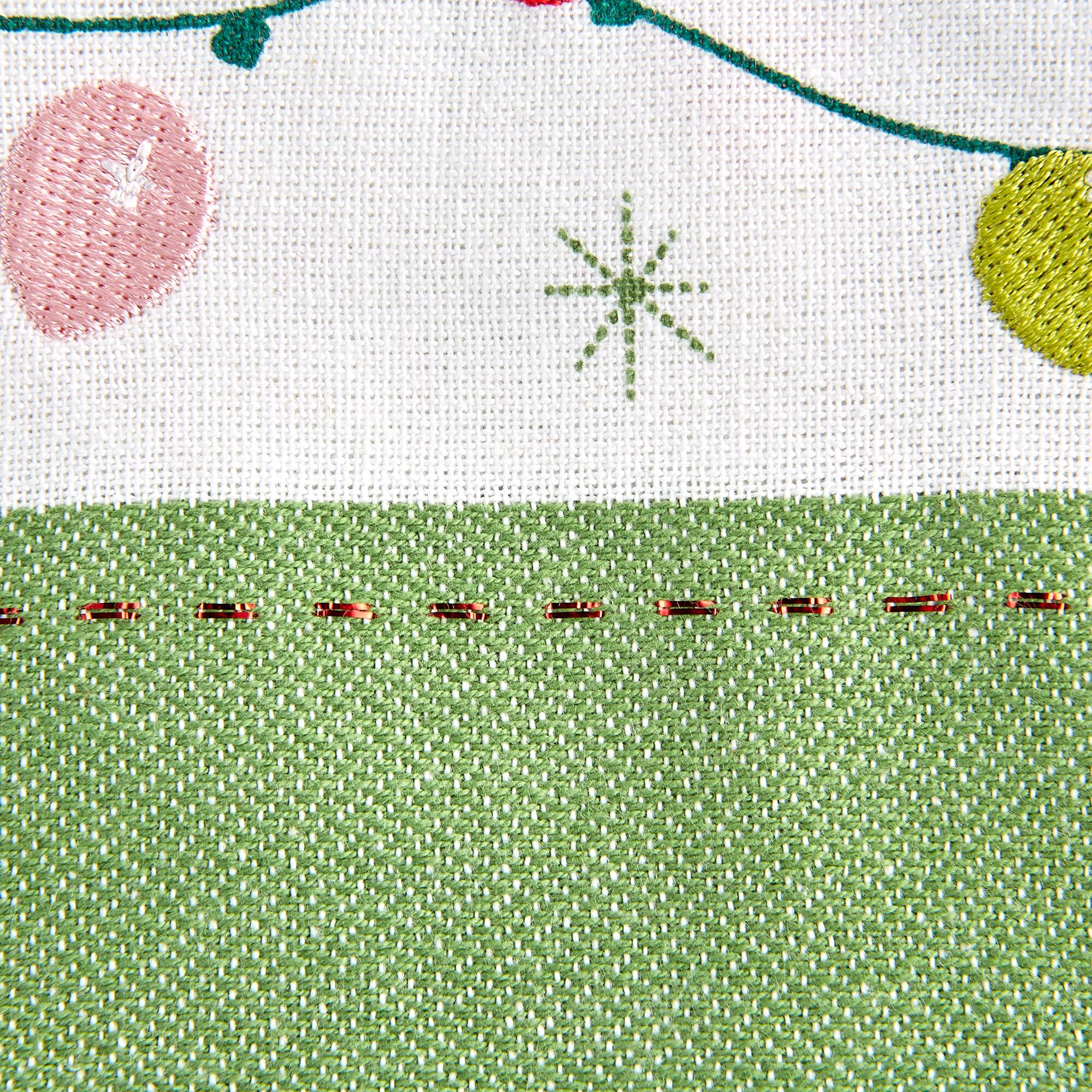 DII® Festive Christmas Embellished Dishtowel Set