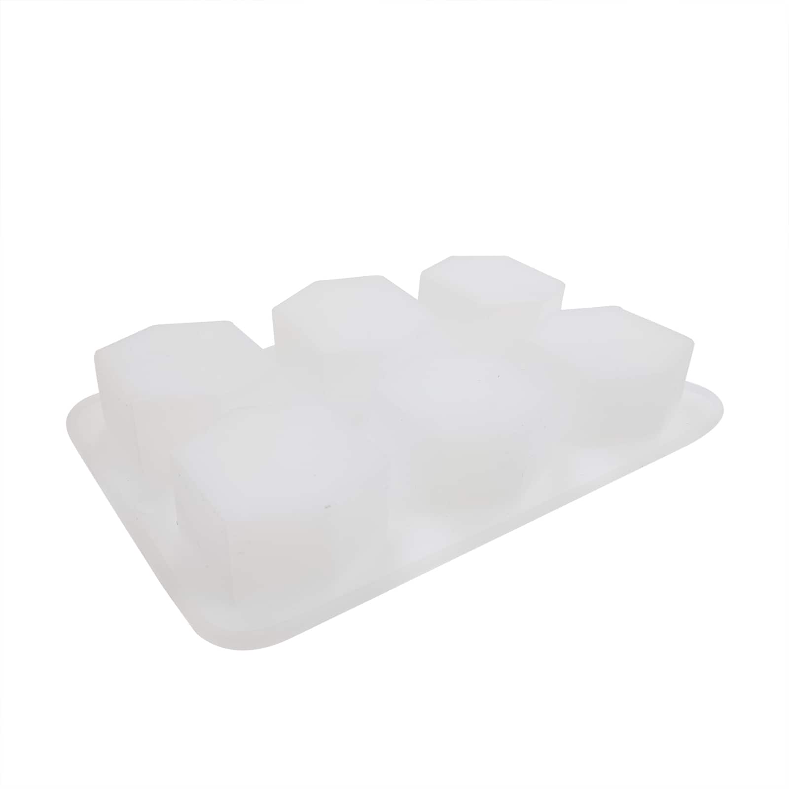 Hexagon Silicone Soap Mold by Make Market&#xAE;