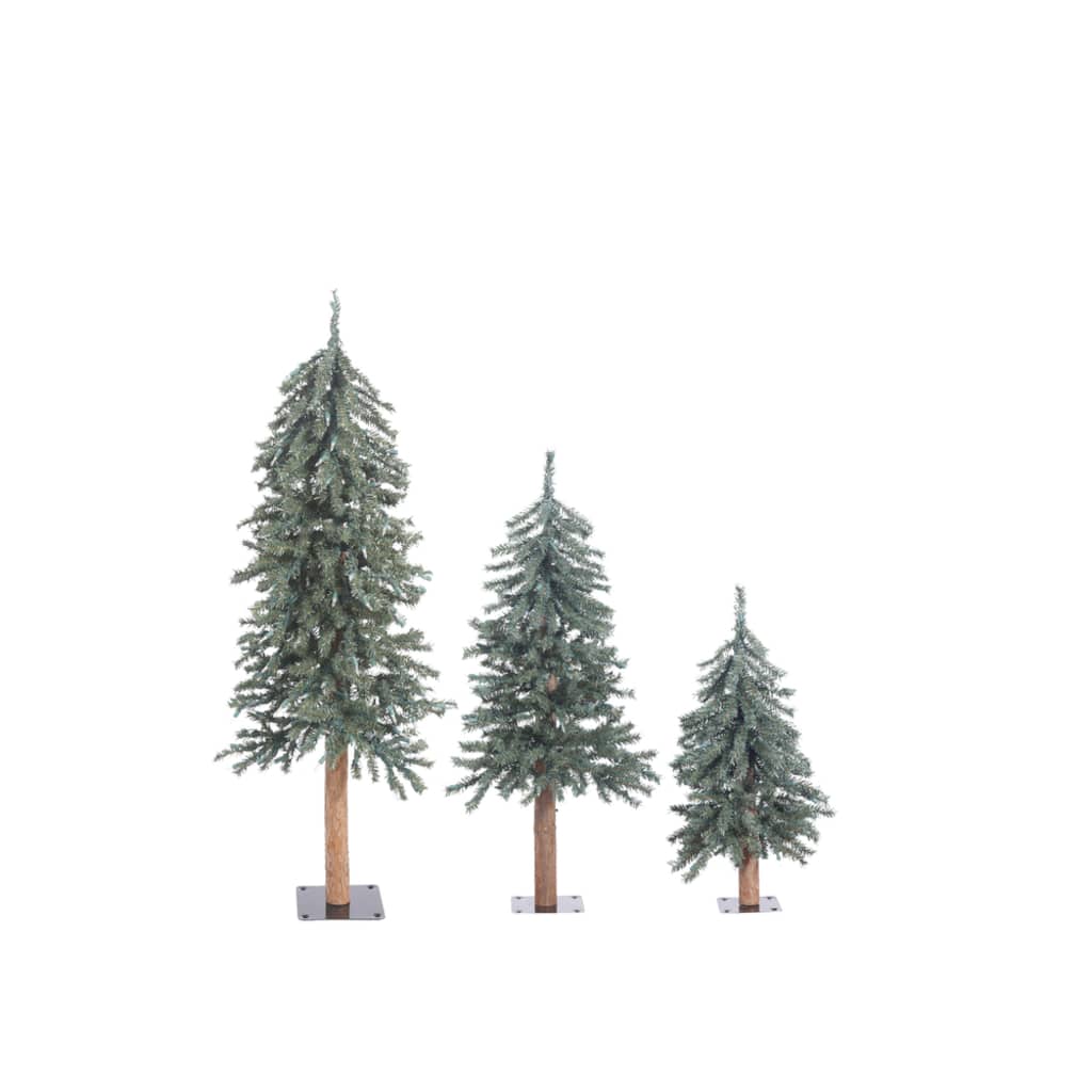 2ft., 3ft. and 4ft. Unlit Natural Bark Alpine Artificial Christmas Tree ...