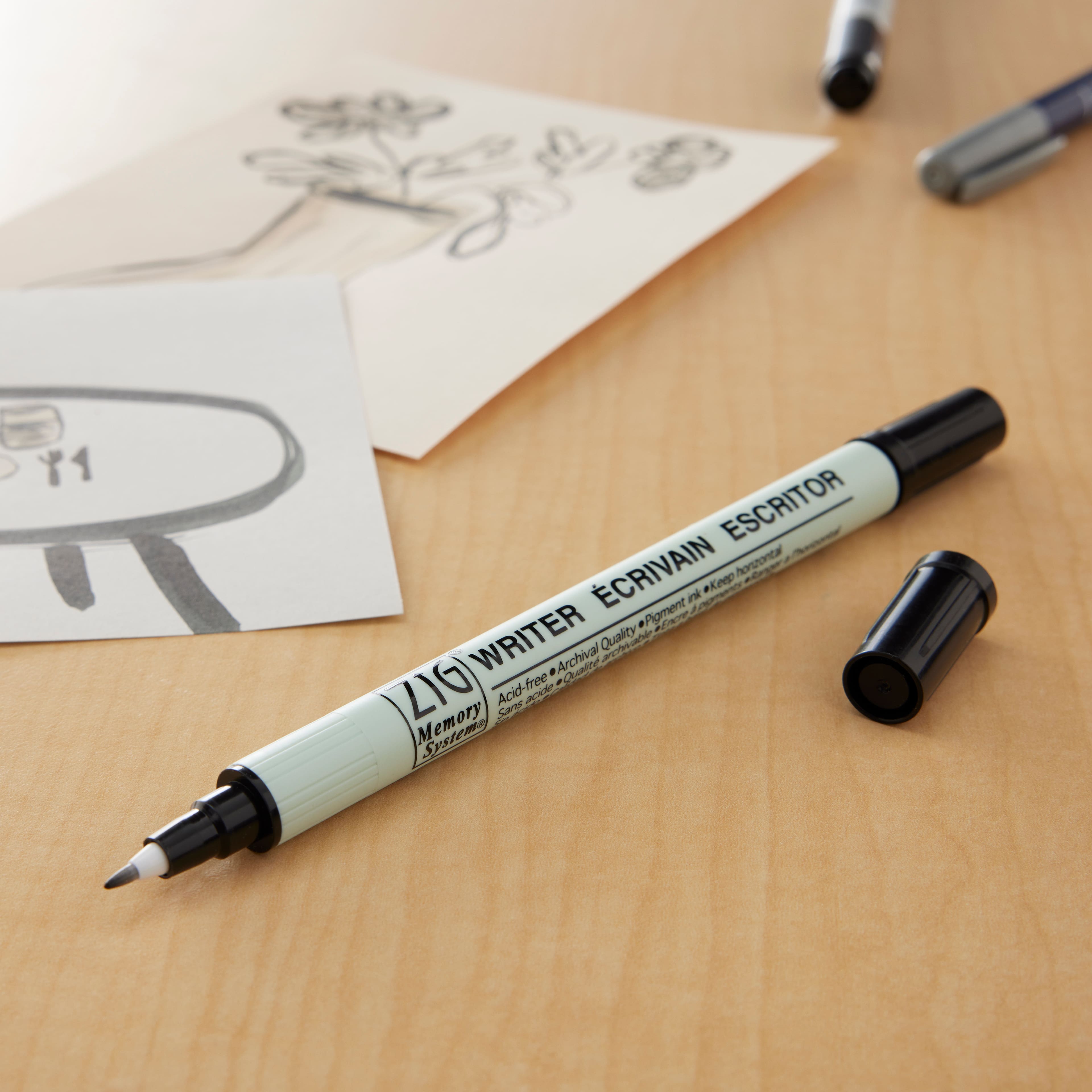 12 Pack: Tombow Fudenosuke Hard Tip Brush Pen