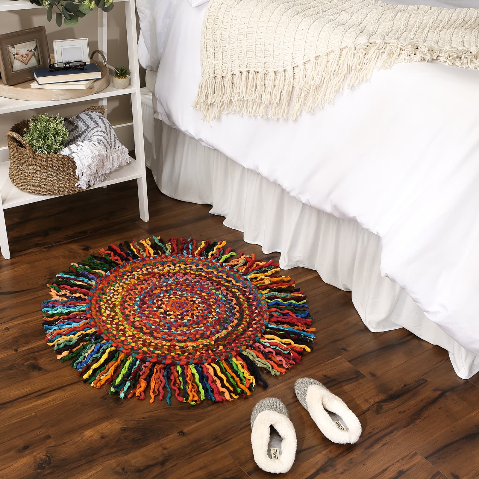 DII&#xAE; Round Rag Rug, 3ft.