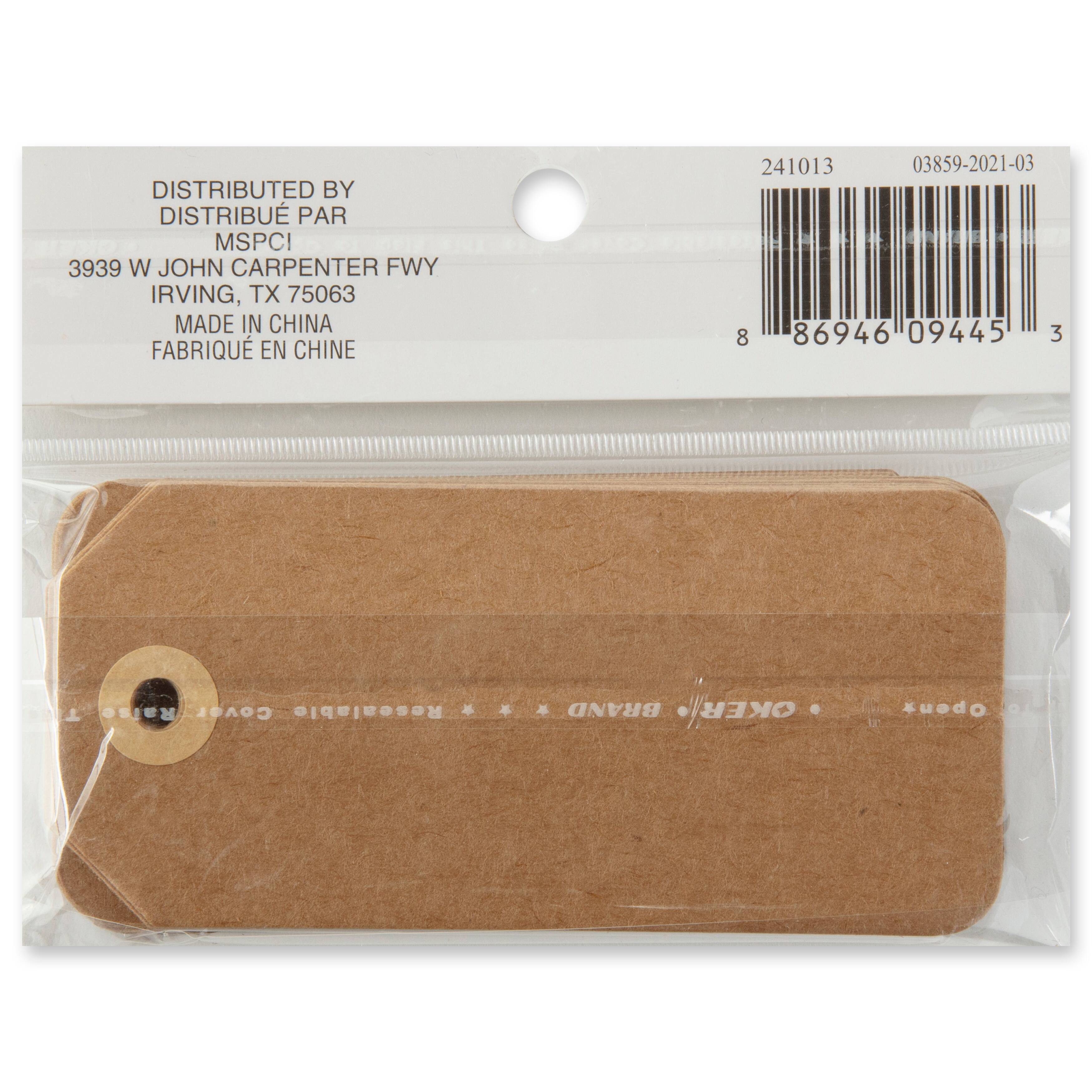 12 Packs 20 ct. (120 total) Kraft Tags by Recollections™, 2" x 4.25" Gift Tags Michaels