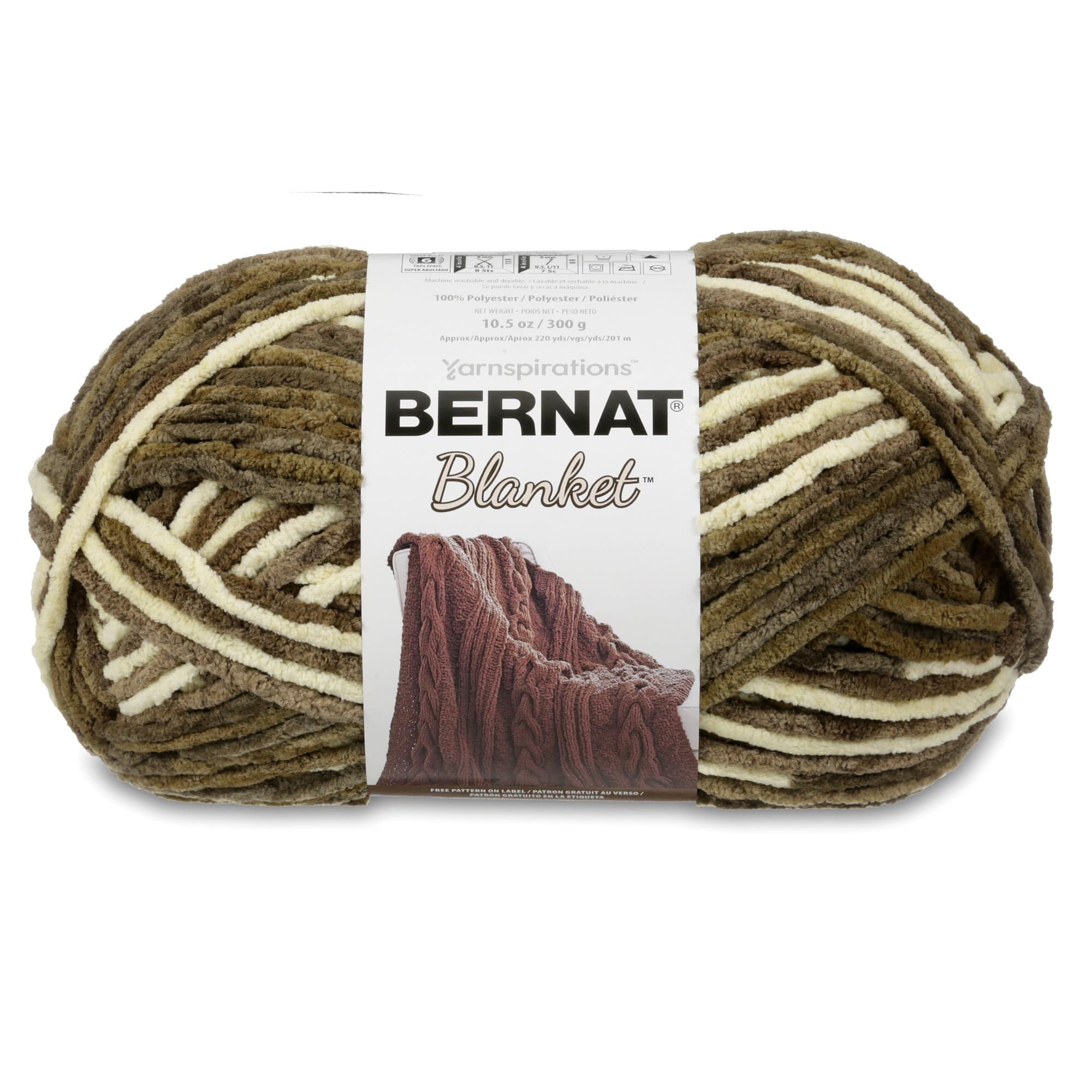 Bernat Bobble Line Knit Blanket Kit