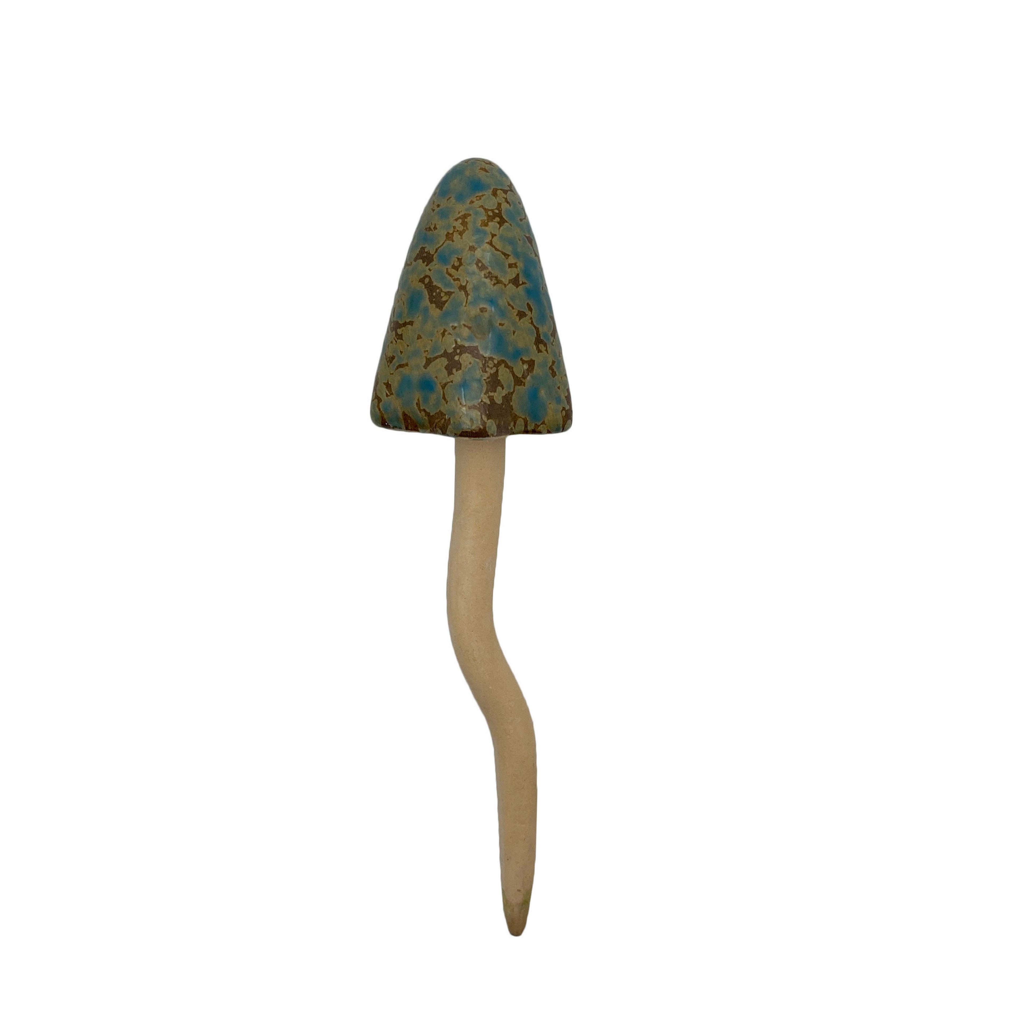 Blue Cap Shaking Decorative Mushroom by Ashland&#xAE;