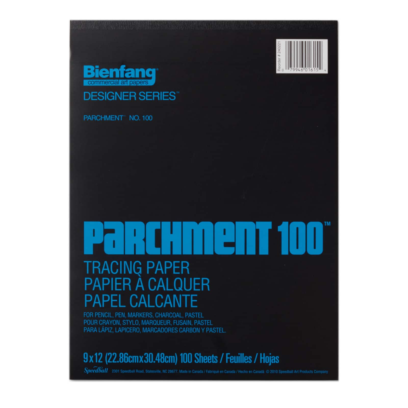 Bienfang&#xAE; Parchment 100&#x2122; Tracing Paper Pad, 9&#x22; x 12&#x22;