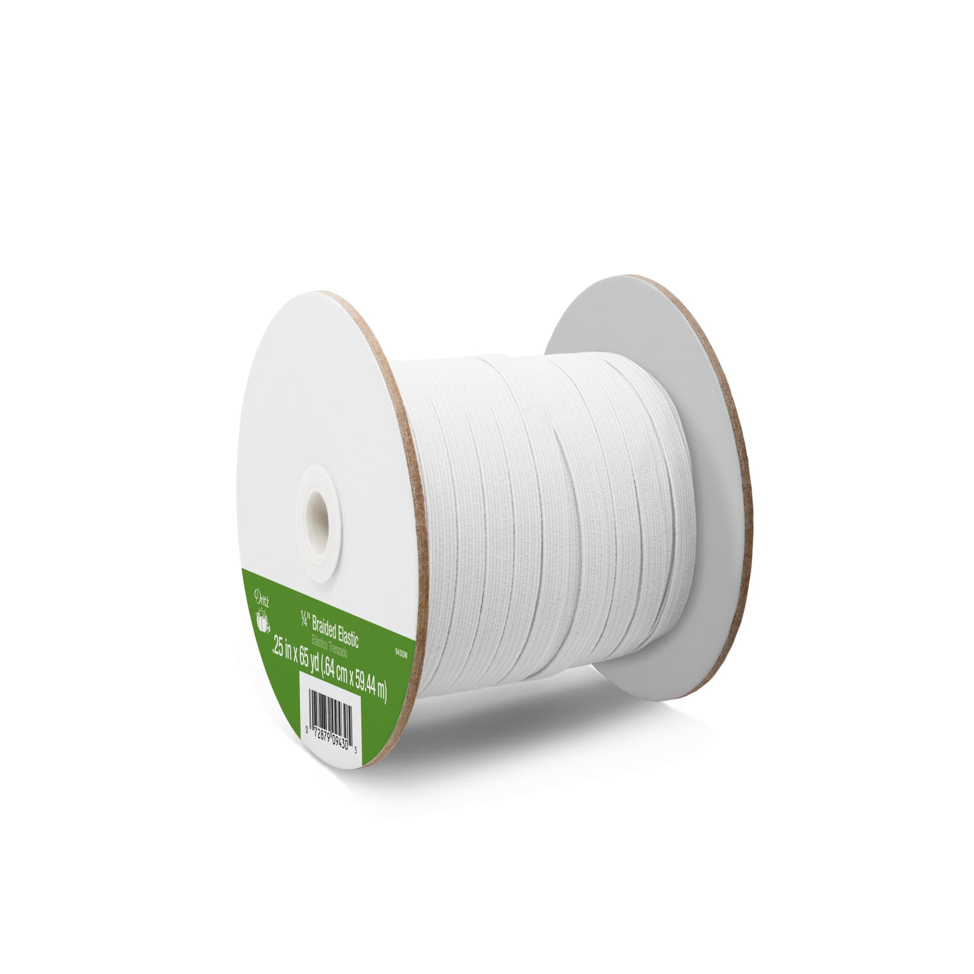 Dritz® 1/4" White Braided Elastic