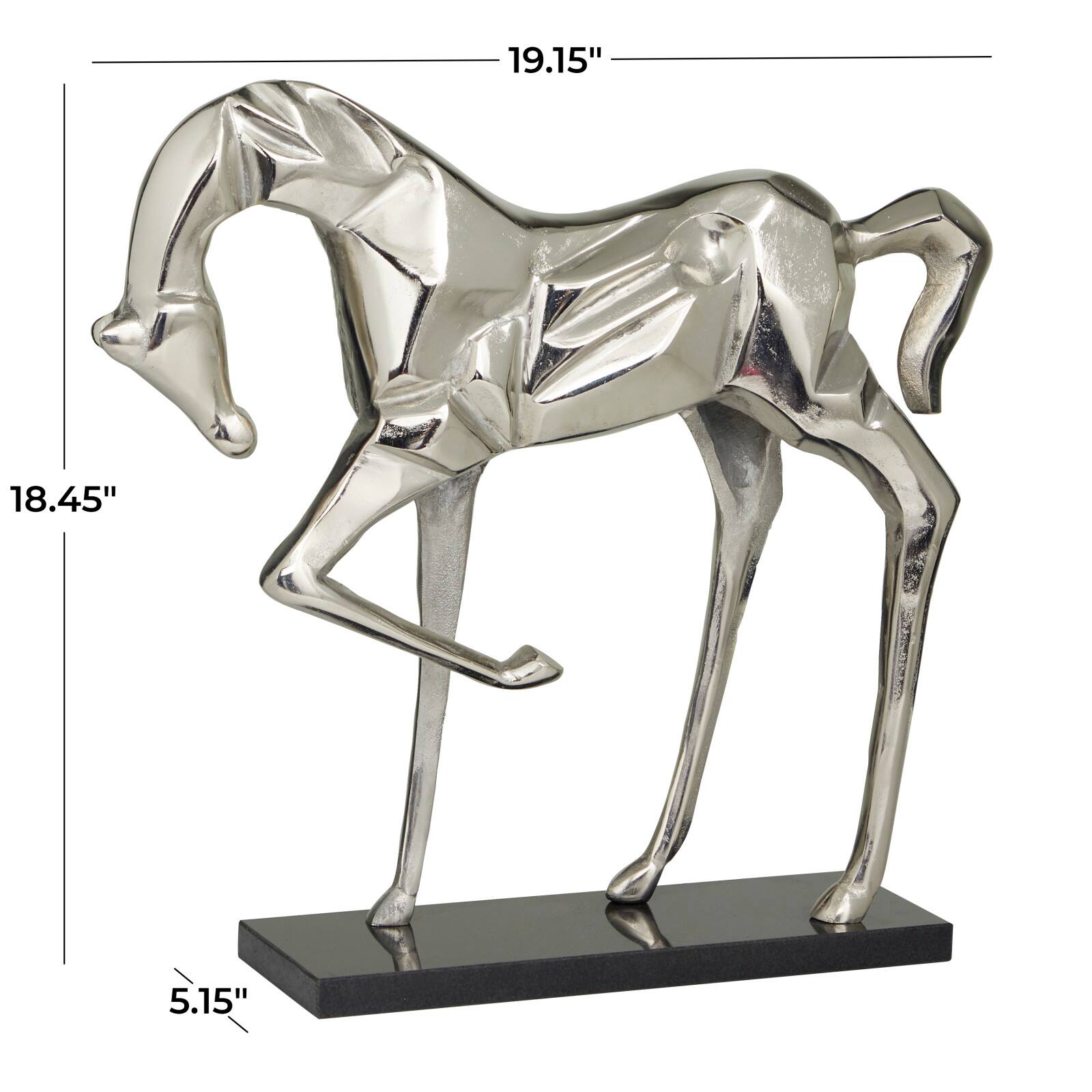 The Novogratz 19&#x22; Aluminum Horse Sculpture