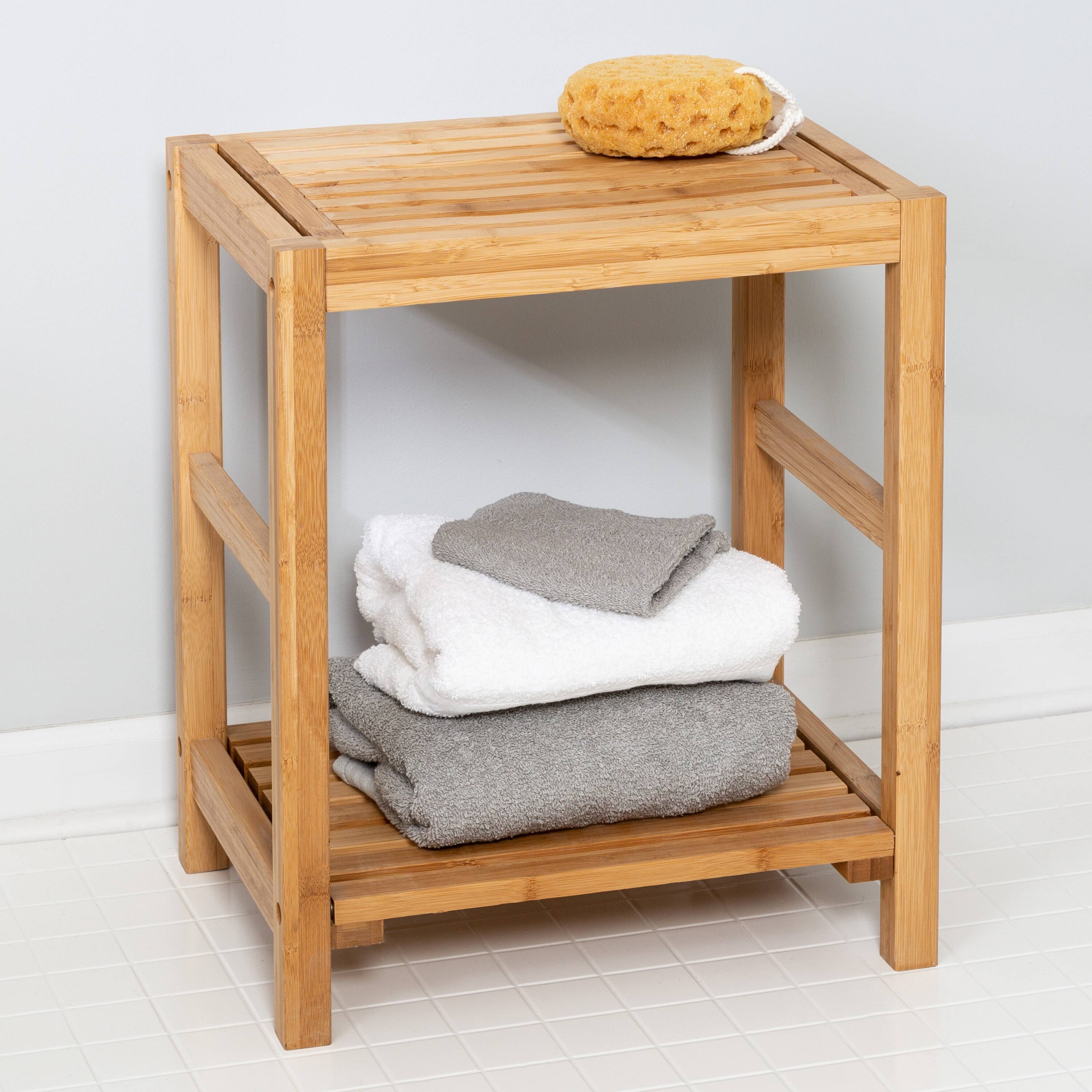 Honey Can Do Bamboo Spa Bench