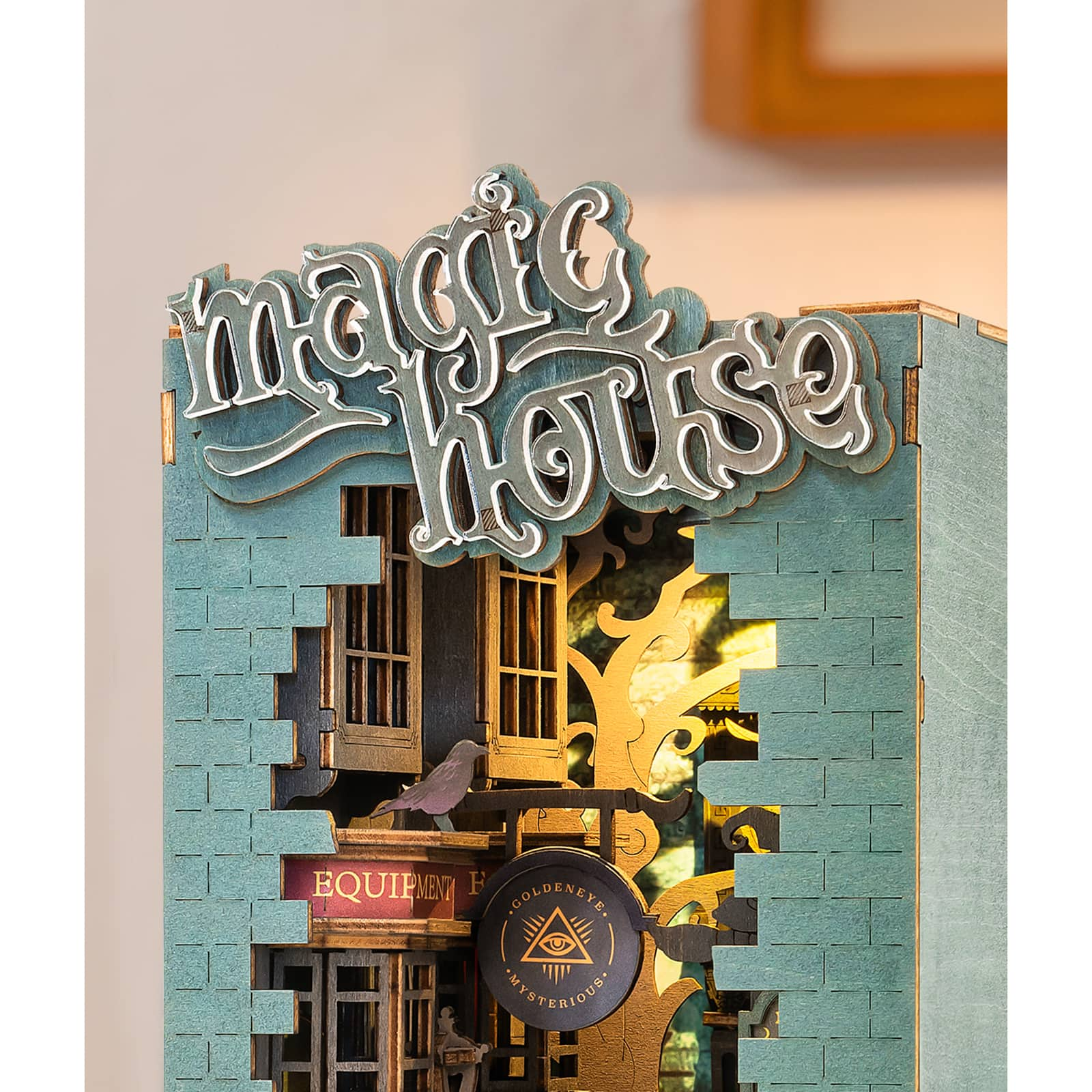 Rolife&#xAE; Magic House DIY Book Nook Shelf Insert Kit