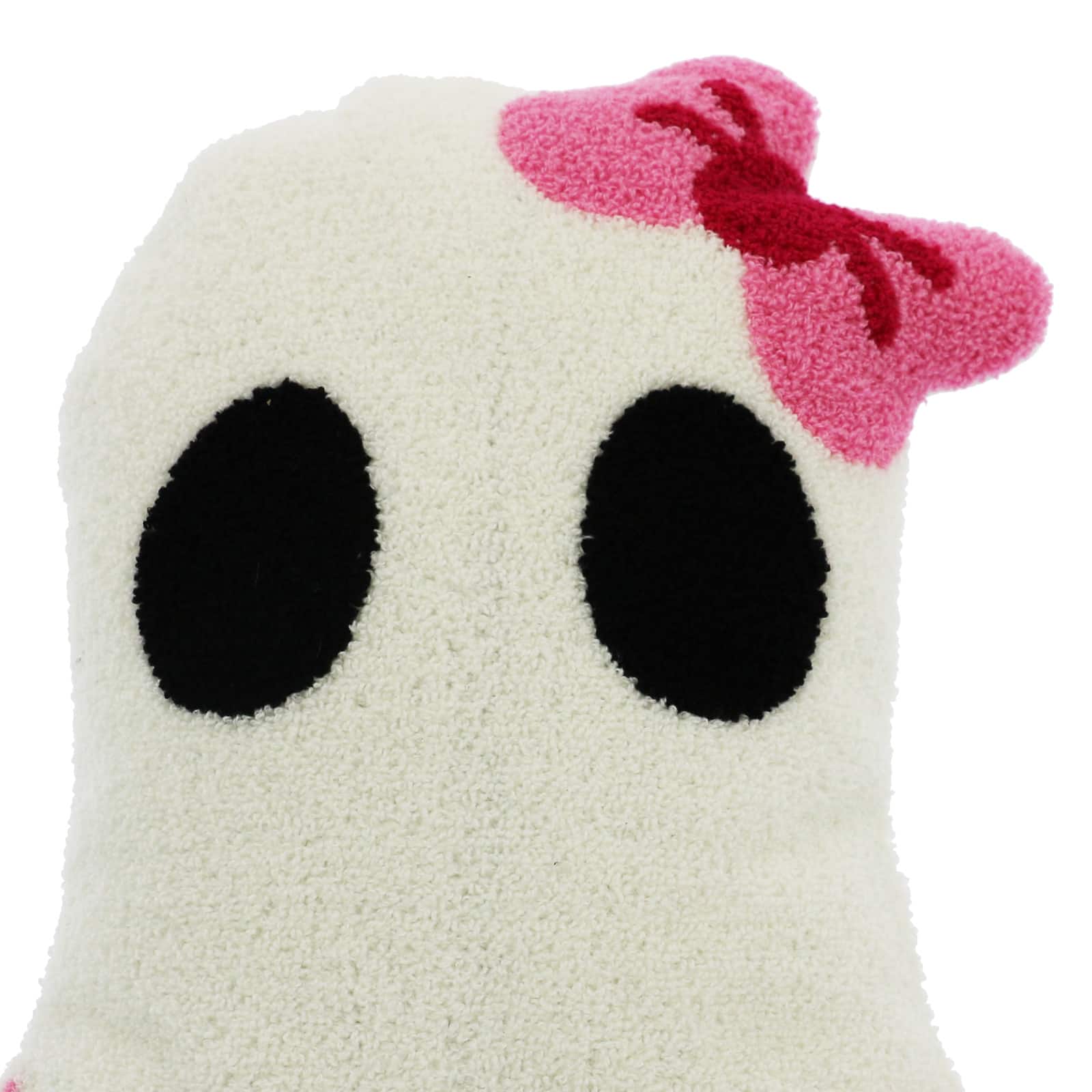 11&#x22; x 14&#x22; White Ghost with Pink Bow Pillow by Ashland&#xAE;