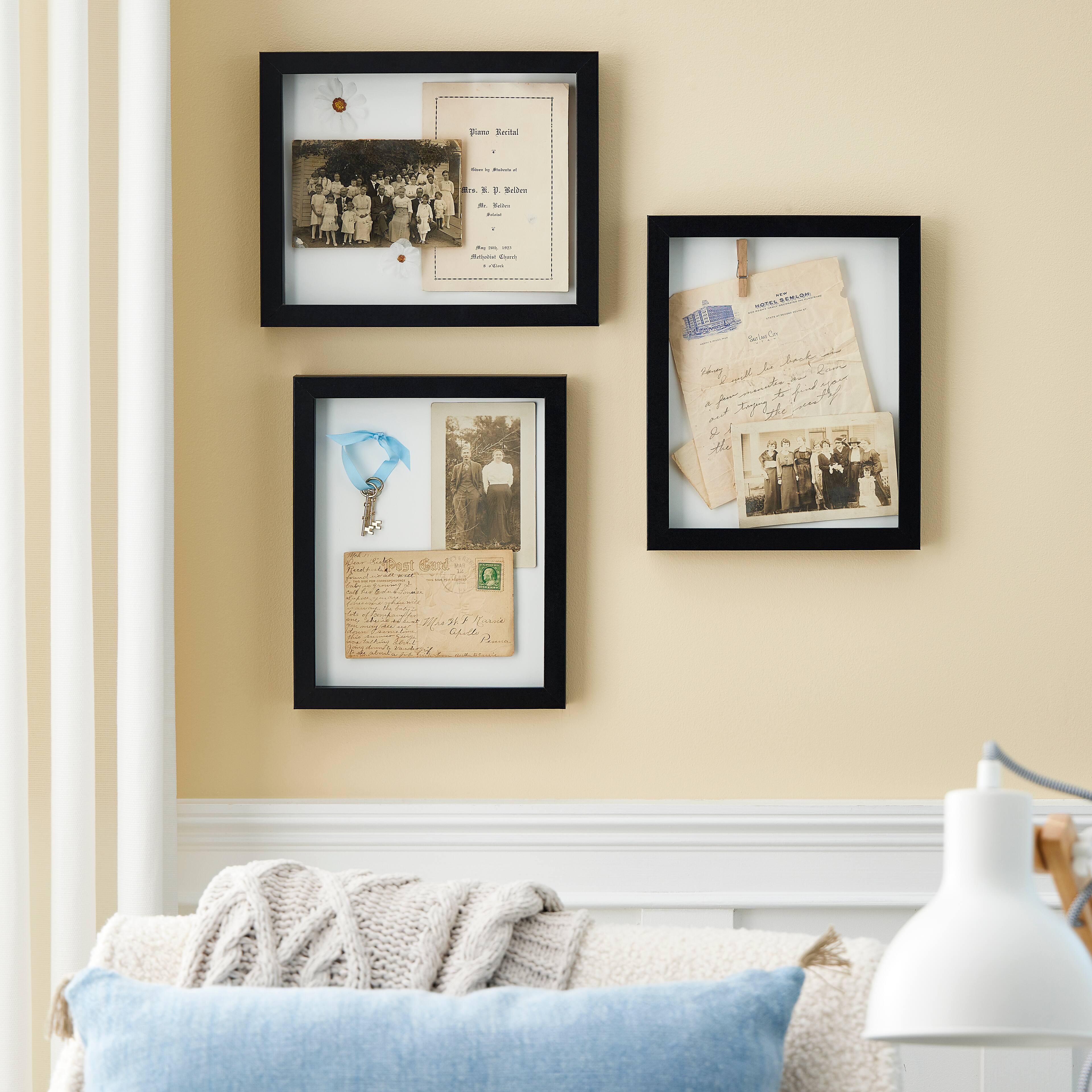 9 Packs: 3 ct. (27 total) Black Fundamentals 8" x 10" Display Case by Studio Décor®