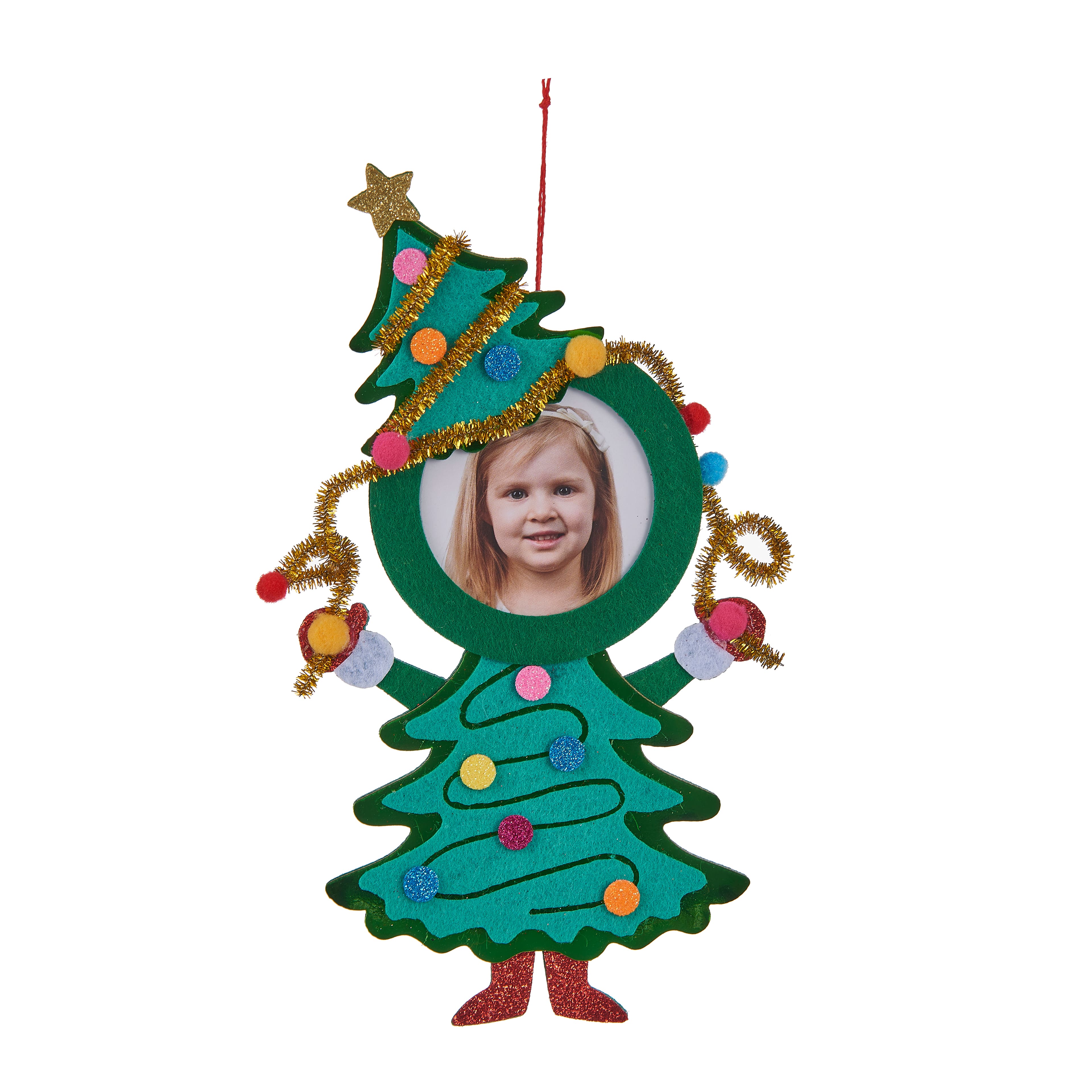 Christmas Tree Felt Frame Ornament by Studio D&#xE9;cor&#xAE;