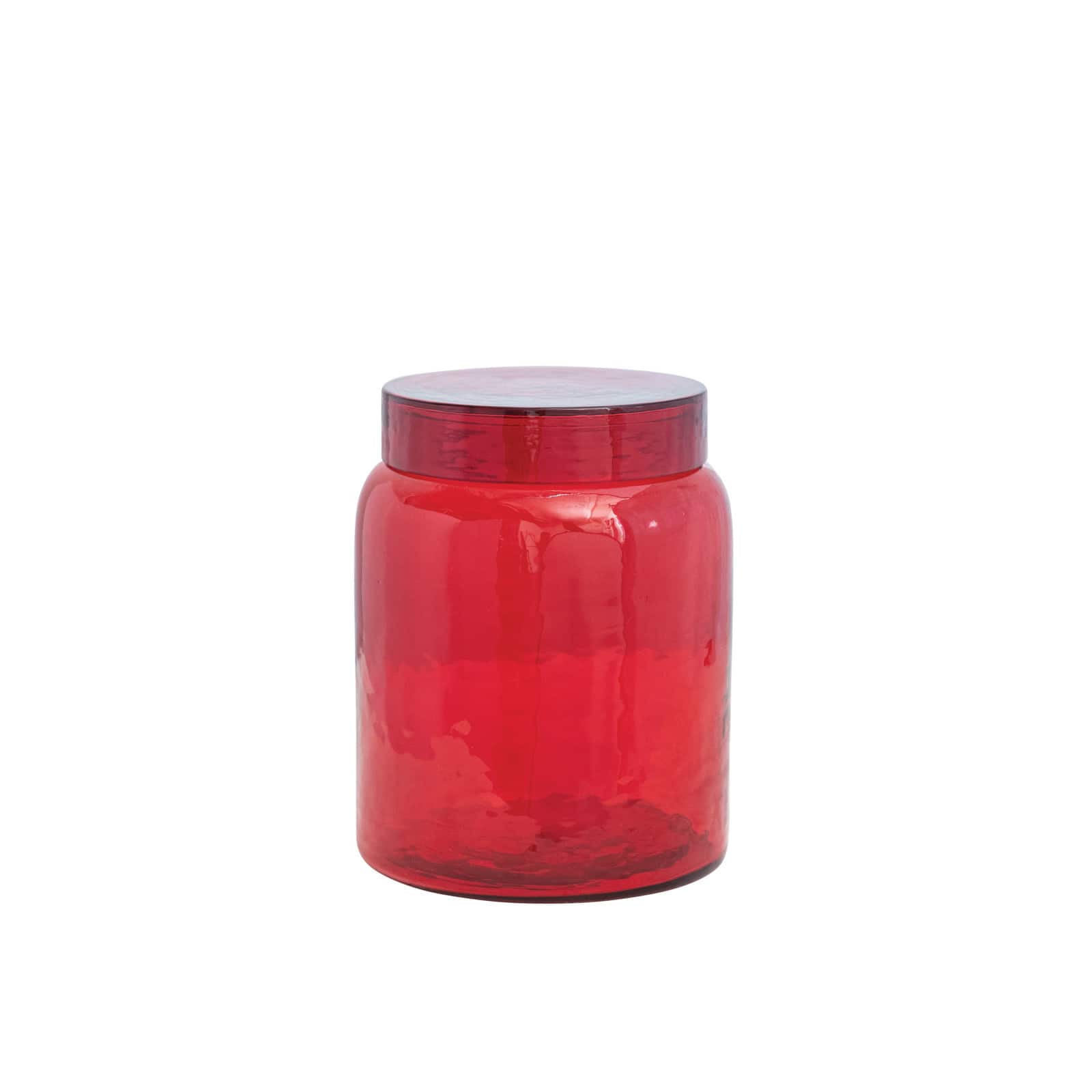 Hello Honey&#xAE; Red Glass Jar
