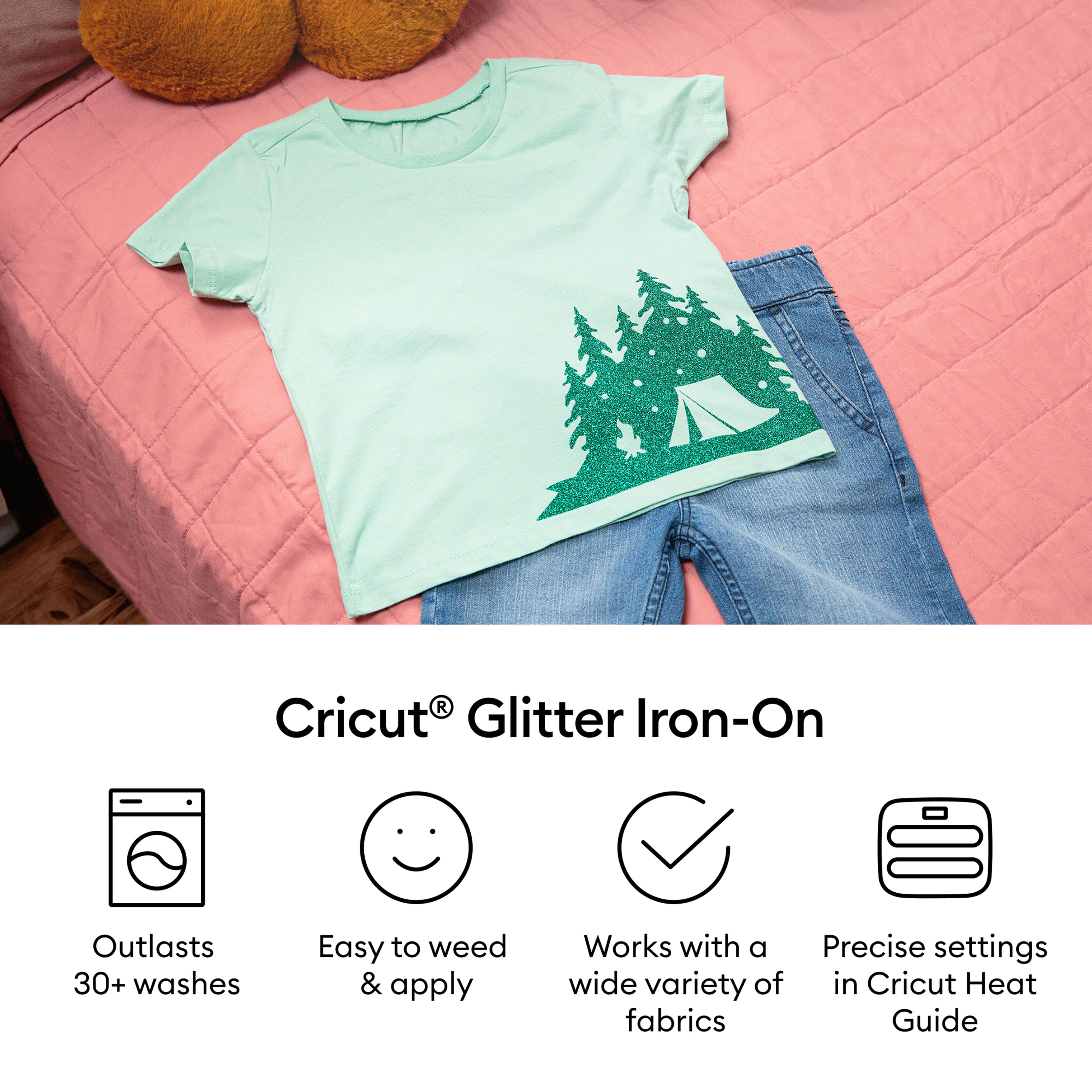 Cricut&#xAE; 12&#x22; x 5ft. Glitter Iron-On