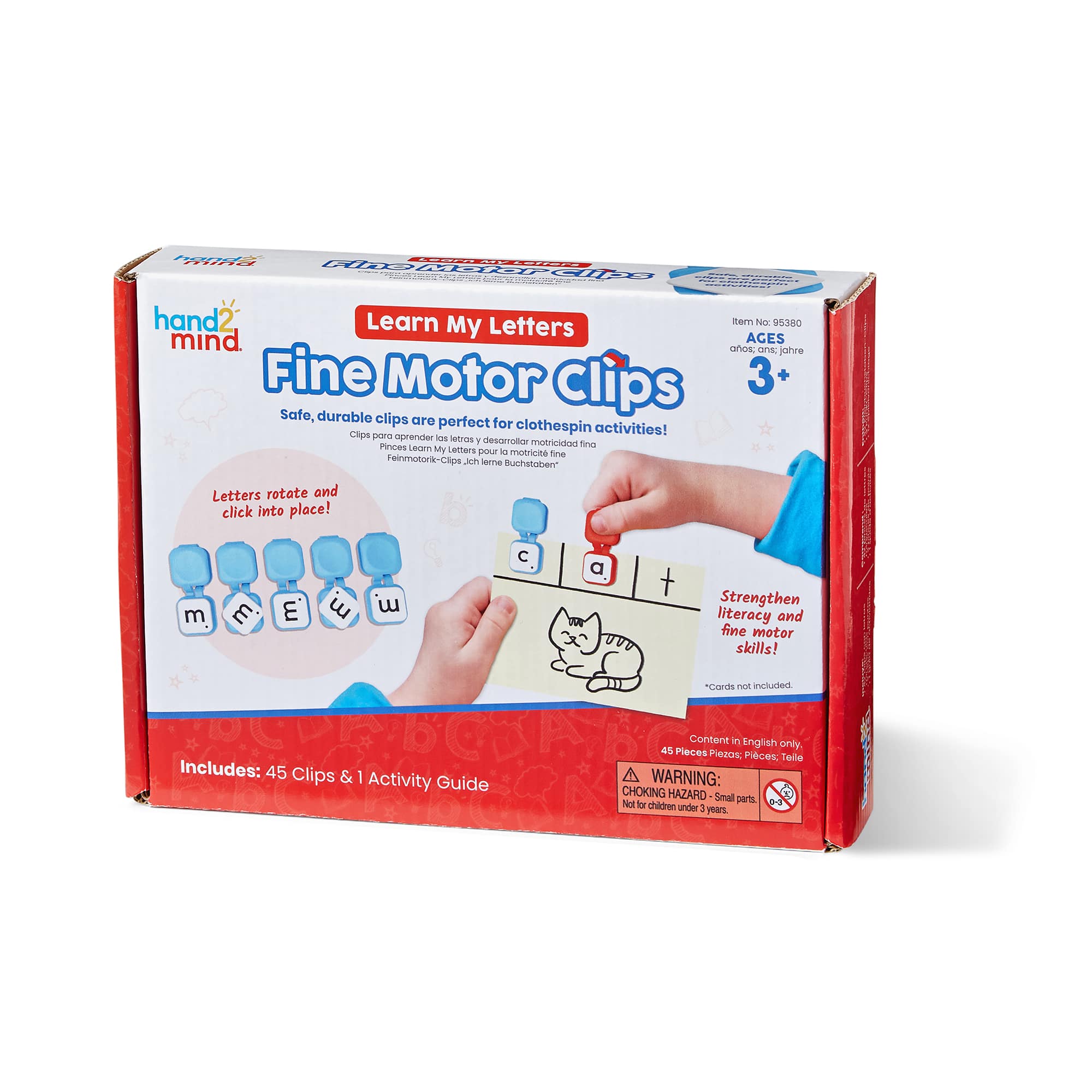 hand2mind® Learn My Letters Fine Motor Clips