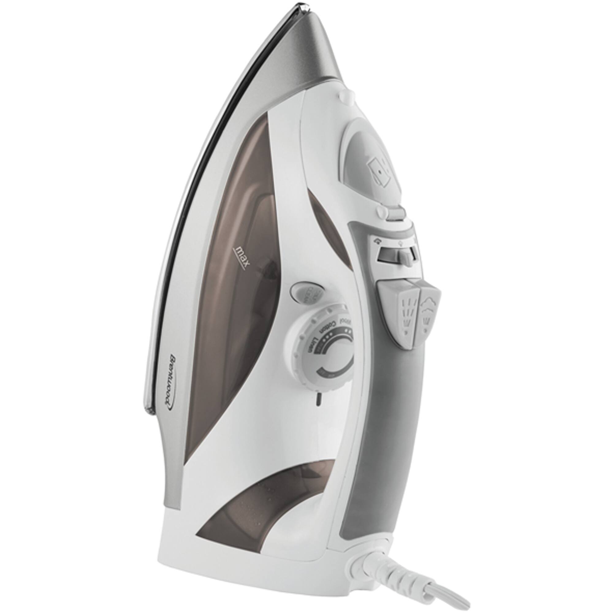 Brentwood&#xAE; White Steam Iron with Auto Shutoff