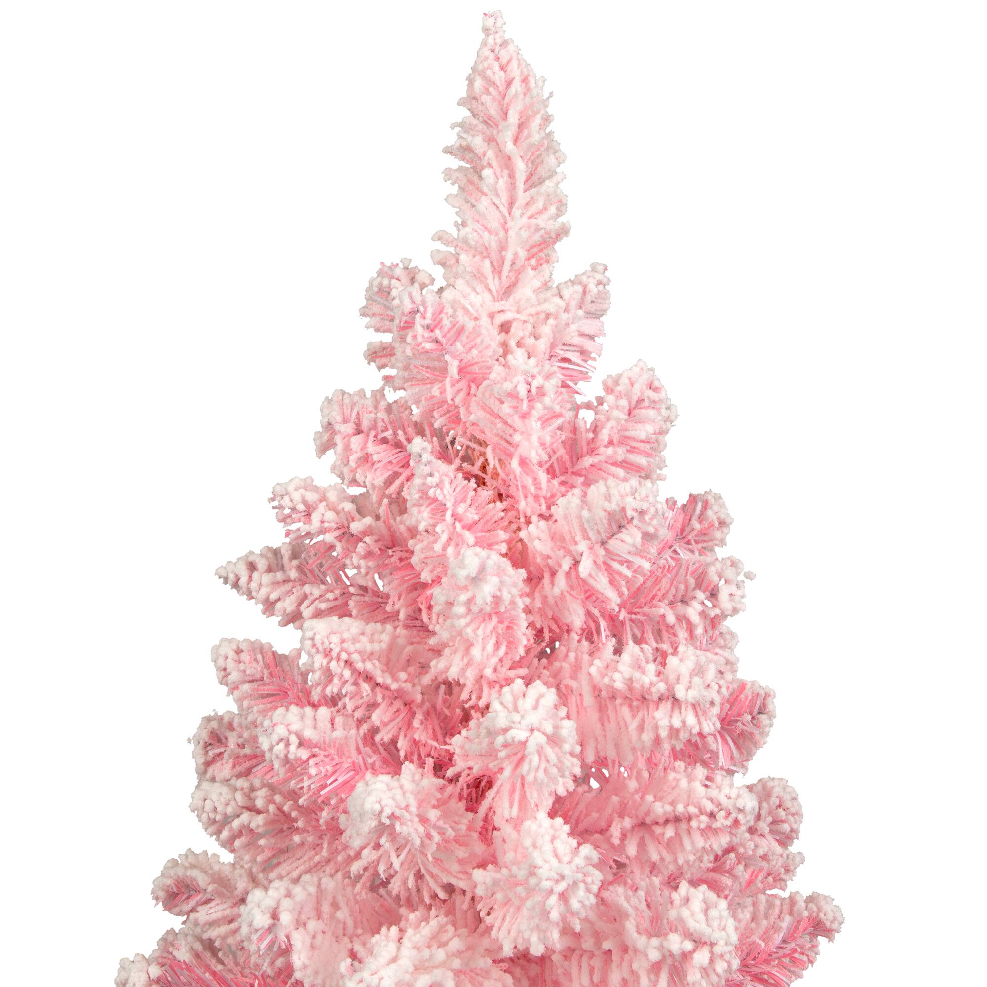 3ft. Unlit Madeline Pink Flocked Spruce Artificial Christmas Tree