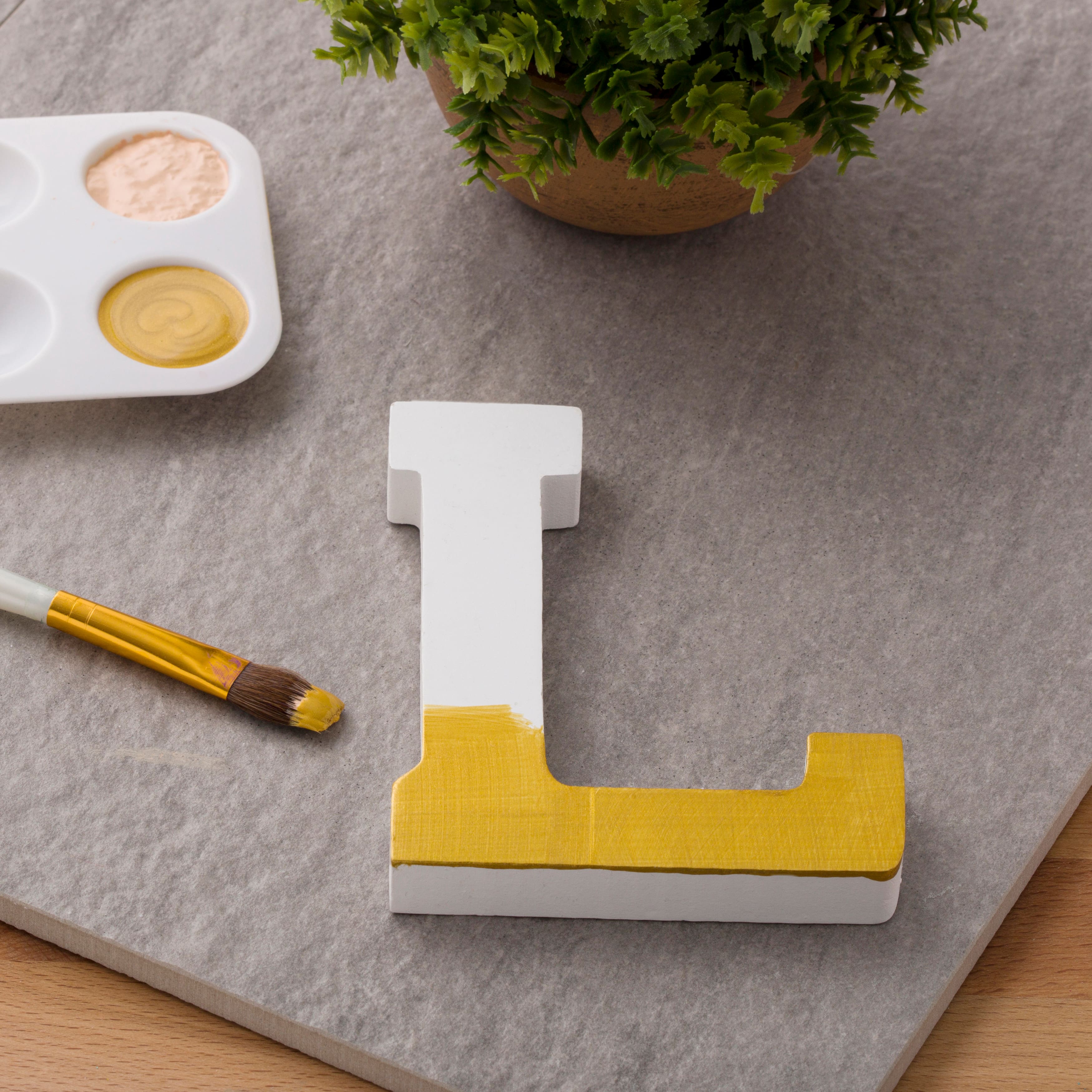 4.75&#x22; White Letter by ArtMinds&#xAE;