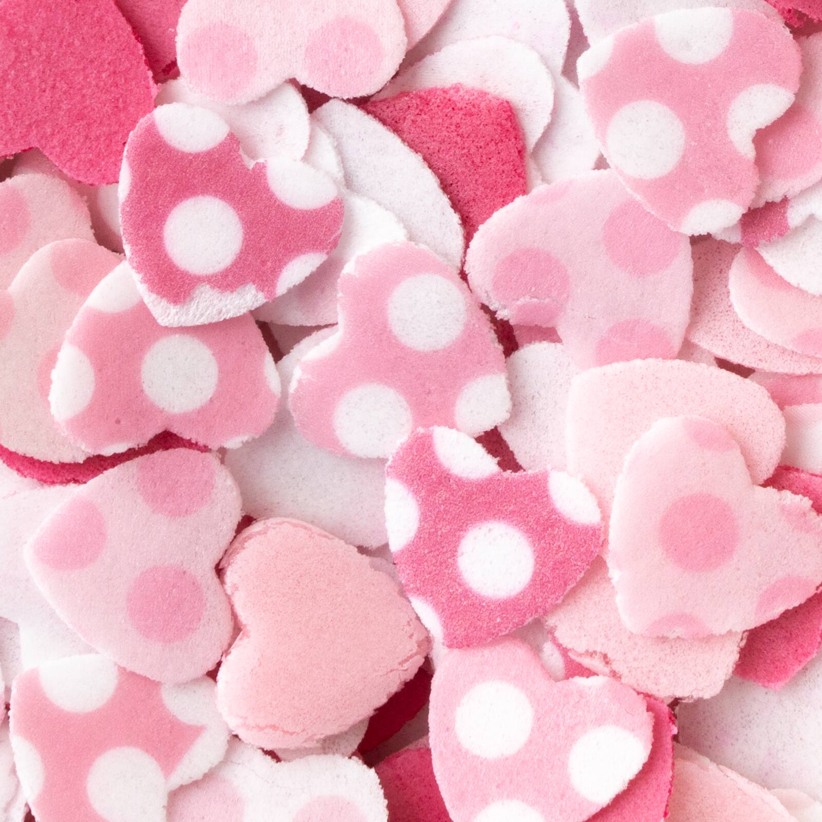 Sweet Tooth Fairy&#xAE; Pink Heart Wafer Edible Confetti
