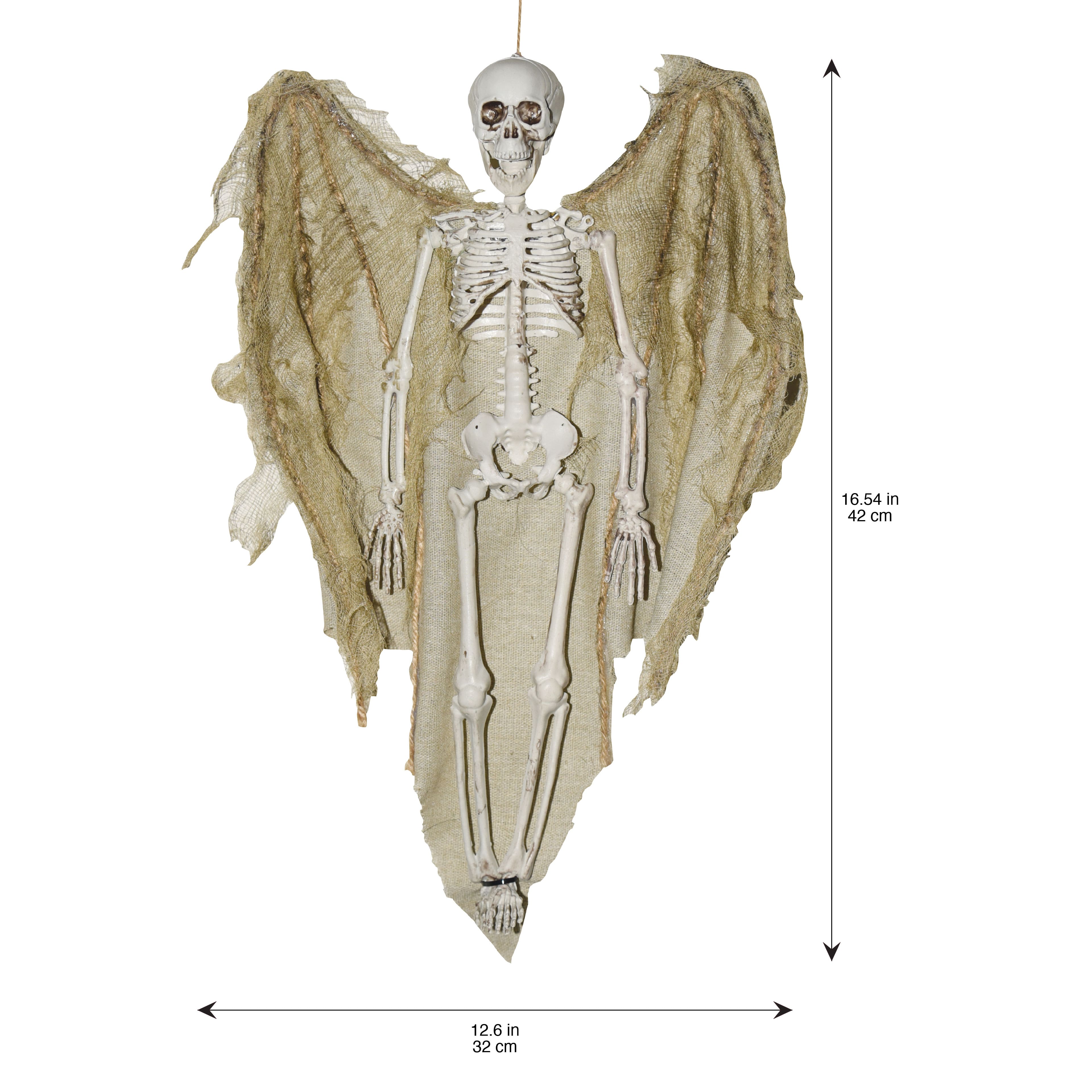 16.5" Hanging Skeleton with Wings by Ashland®