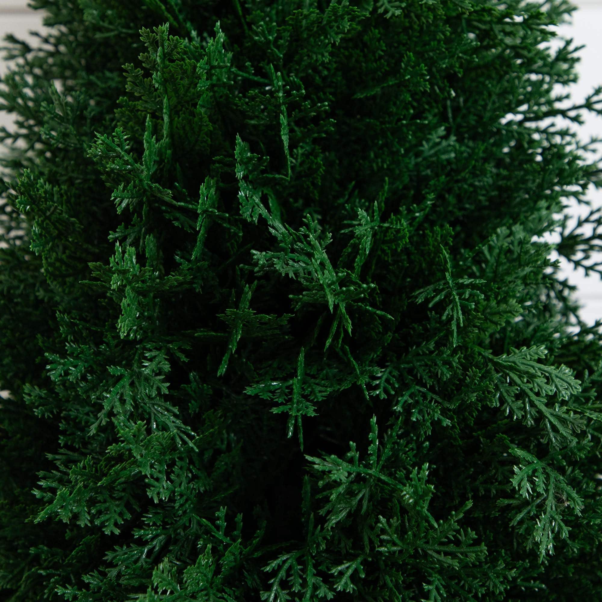 2.5ft. UV Resistant Cedar Plant Set with Integrated Ground Stake