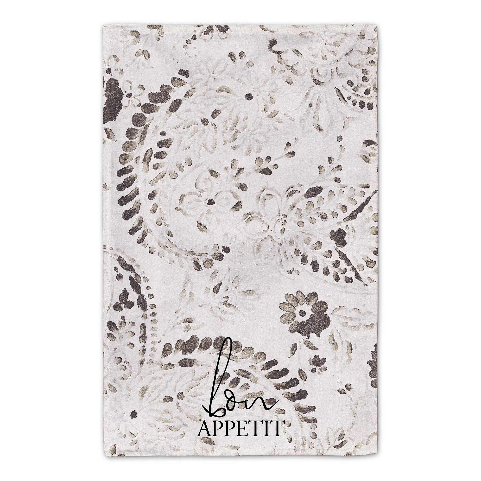 Vintage Paisley Bon Appetit Tea Towel Set