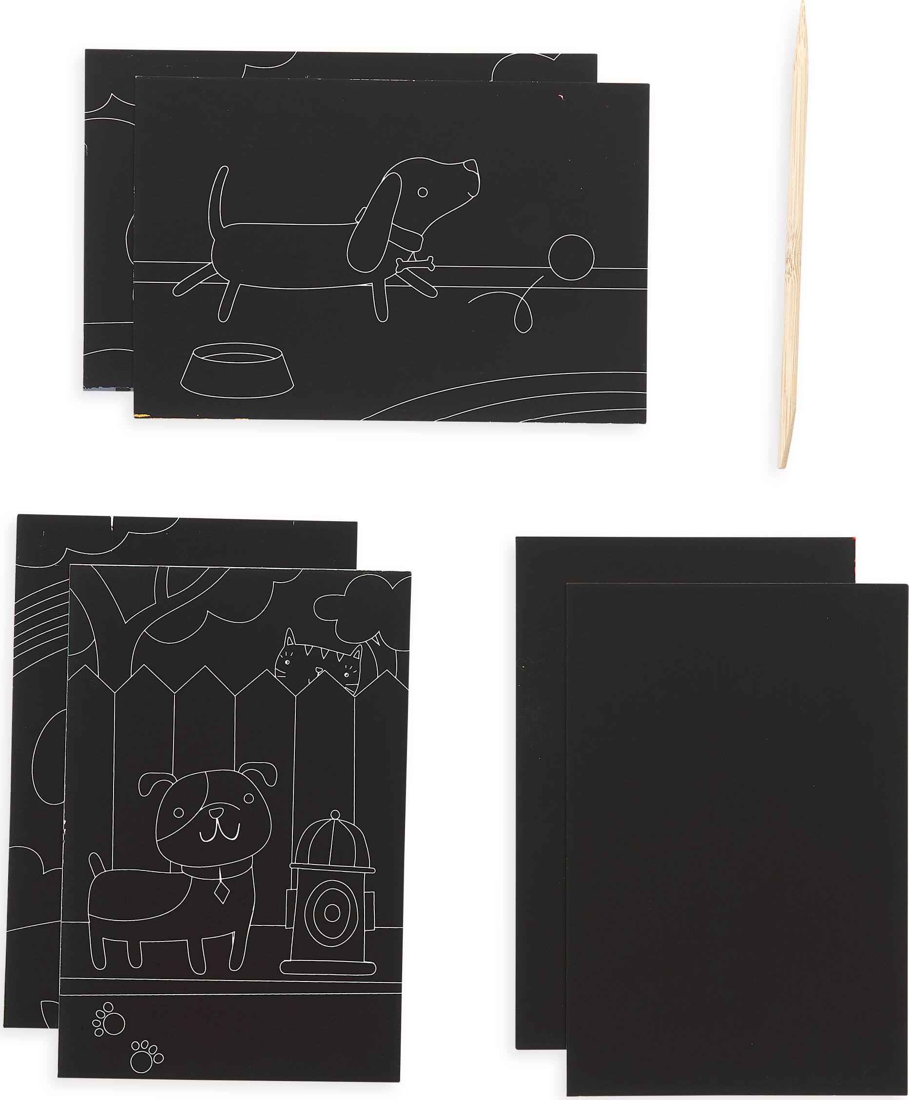 OOLY Mini Scratch & Scribble Playful Pups Art Kit