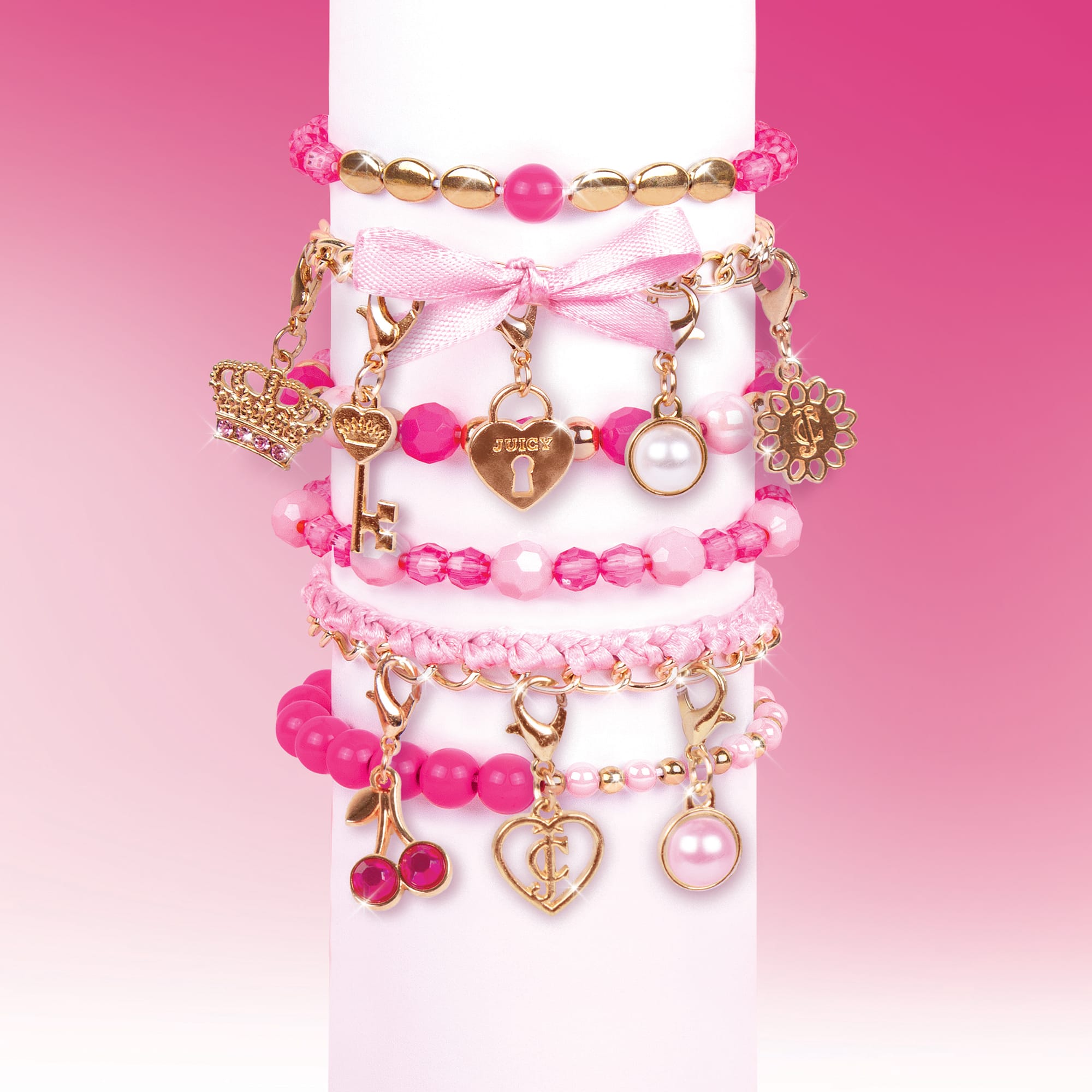 Make It Real&#x2122; Juicy Couture Perfectly Pink Braceletst
