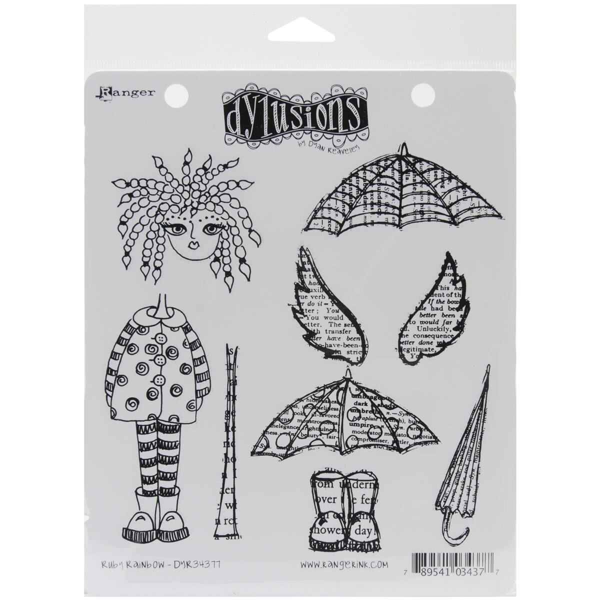 Dyan Reaveley S Dylusions Ruby Rainbow Cling Stamp Collections Michaels Dyan Reaveley S Dylusions Ruby Rainbow Cling Stamp Collections Michaels
