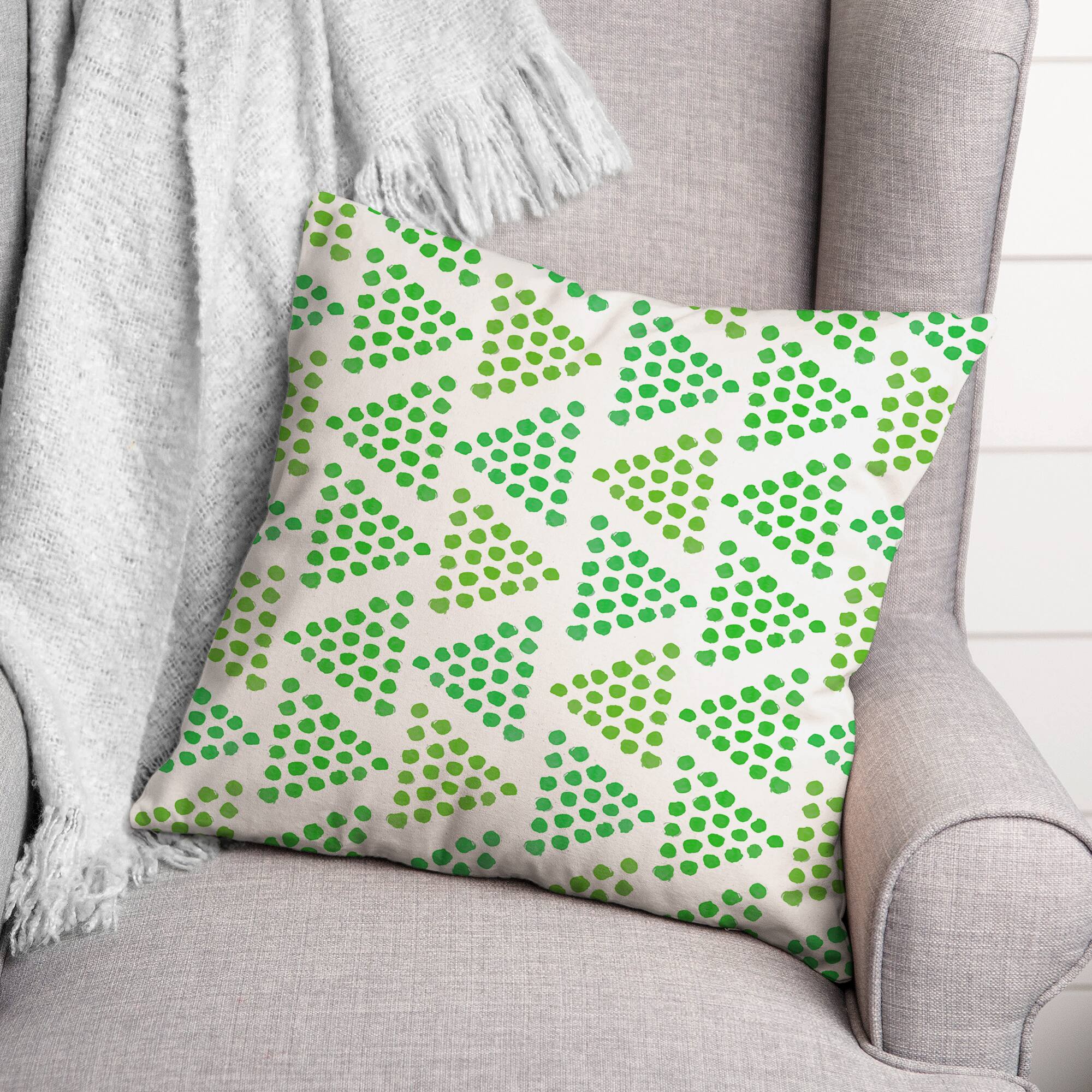 Triangles Throw Pillow