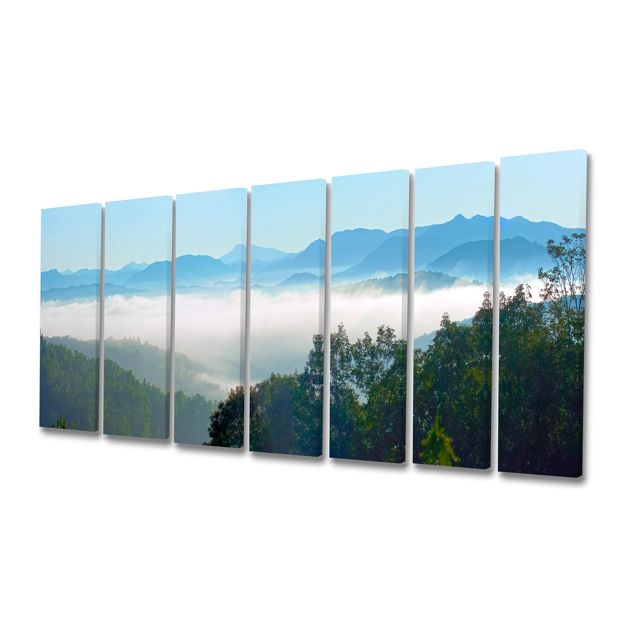Designart - Morning in Blue Ridge Parkway - Landscape Canvas Art Print