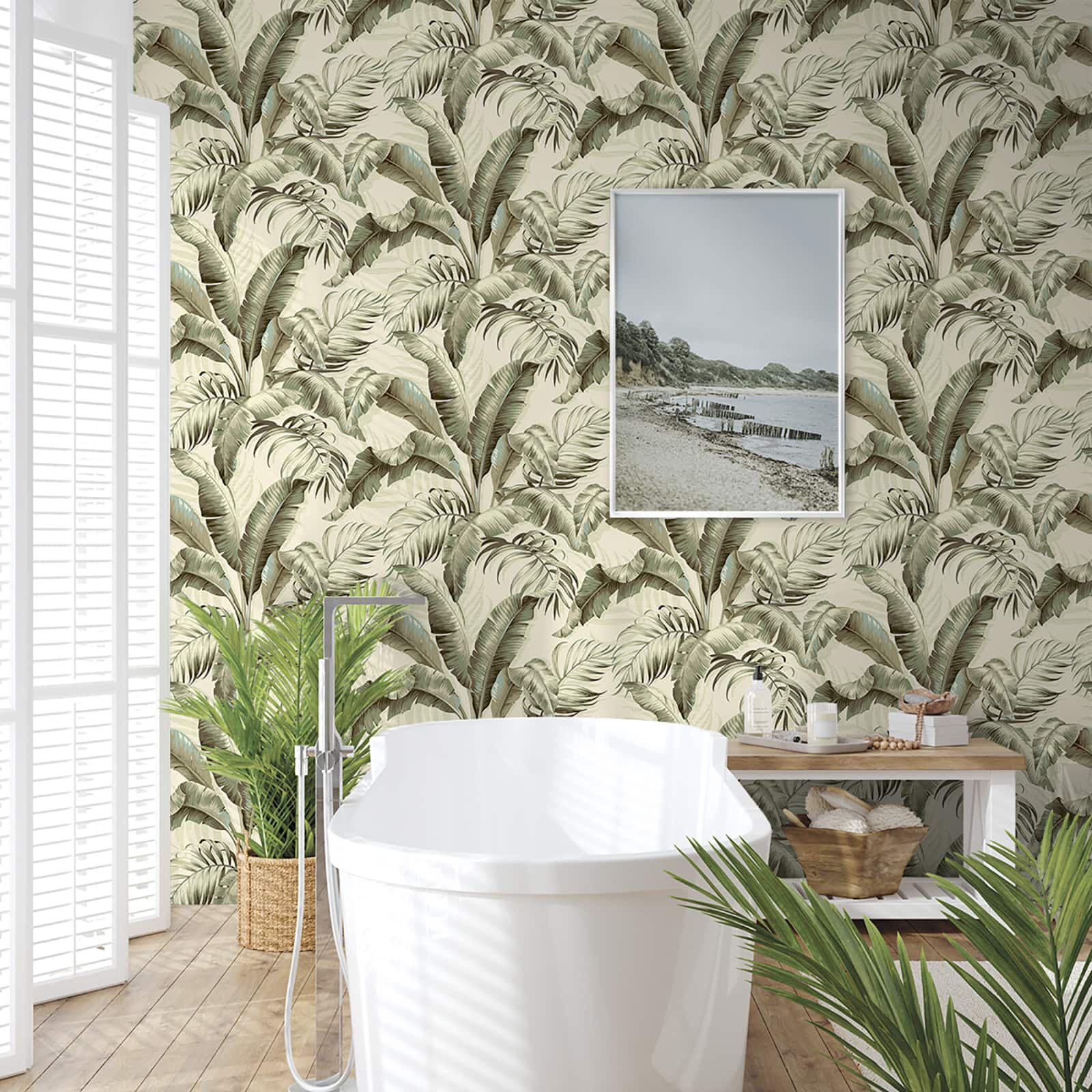 Tommy Bahama® Palmiers Peel & Stick Wallpaper