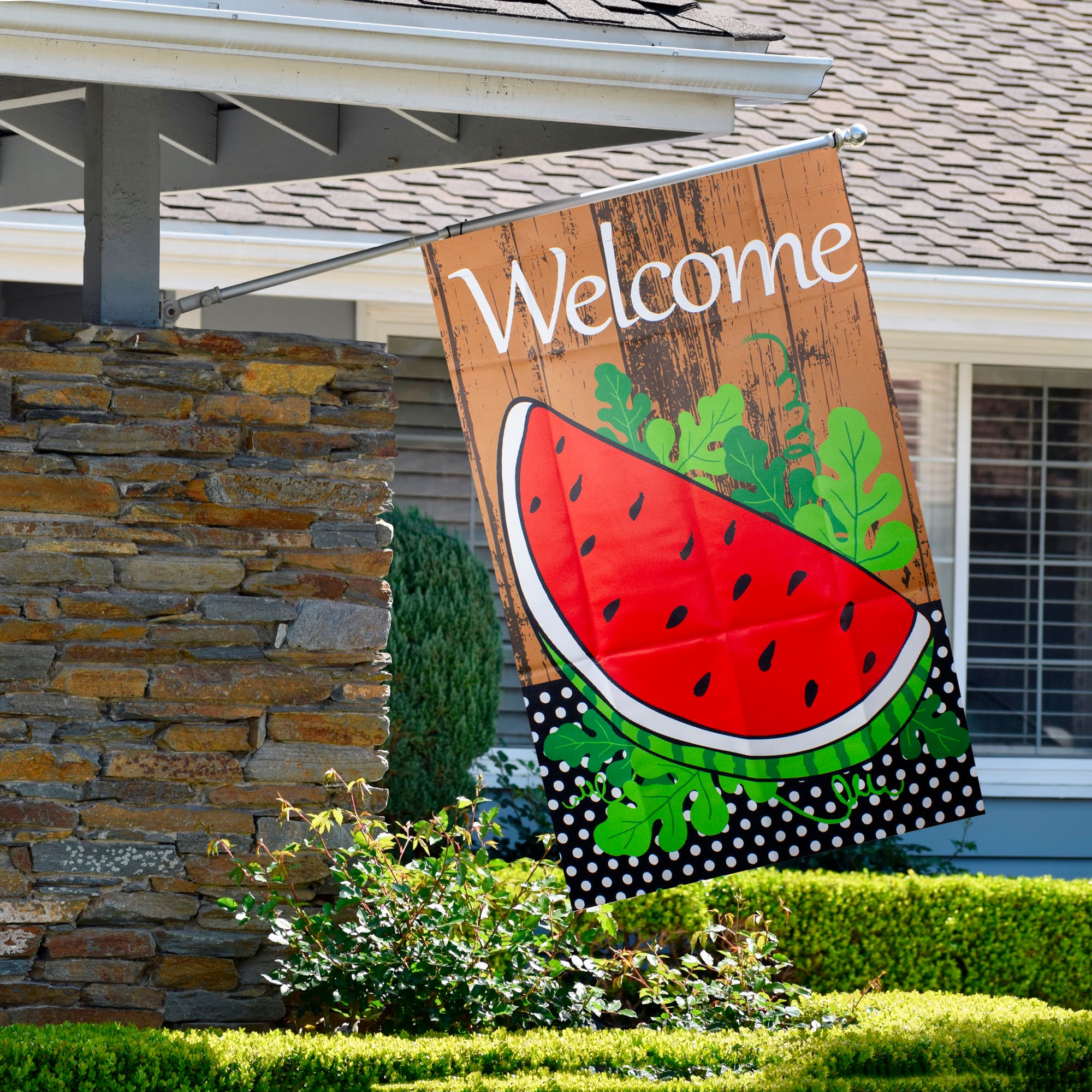 Details about   Northlight Welcome Watermelon Slice Spring Outdoor Garden Flag 12.5" x 18" 