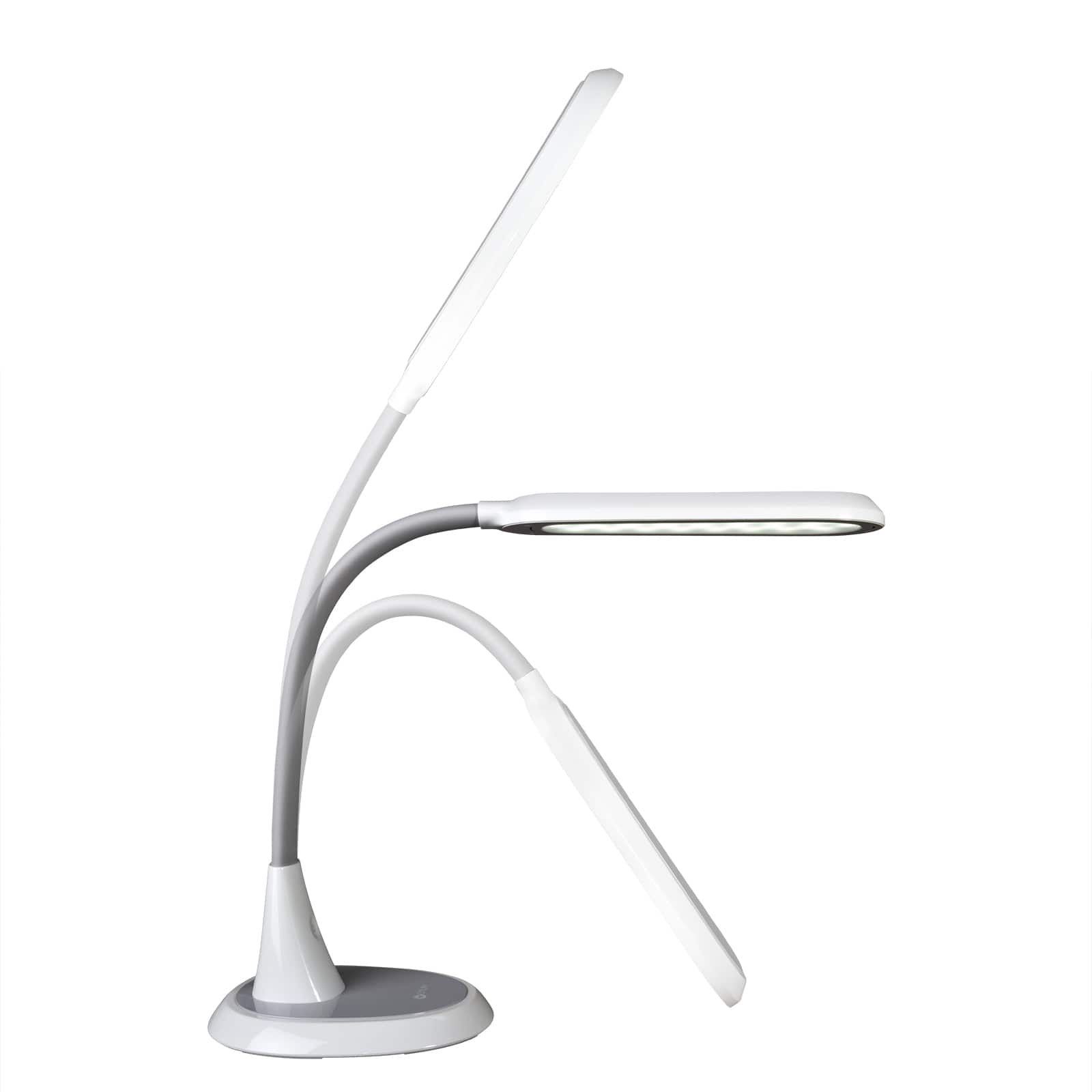 OttLite 27&#x22; White Wide Area Dimmable LED Table Lamp