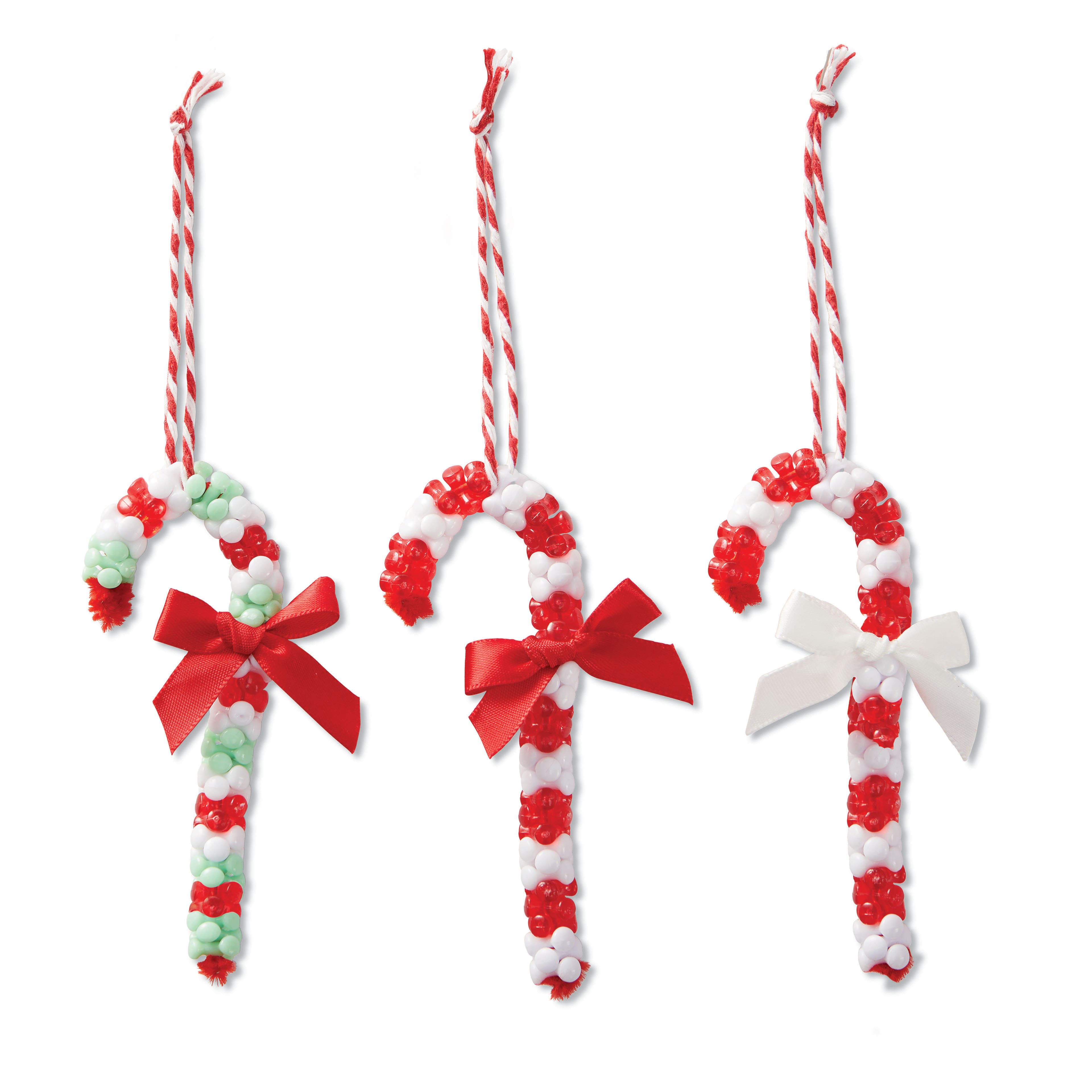 Candy Cane Bead Ornament Kit by Creatology&#x2122;